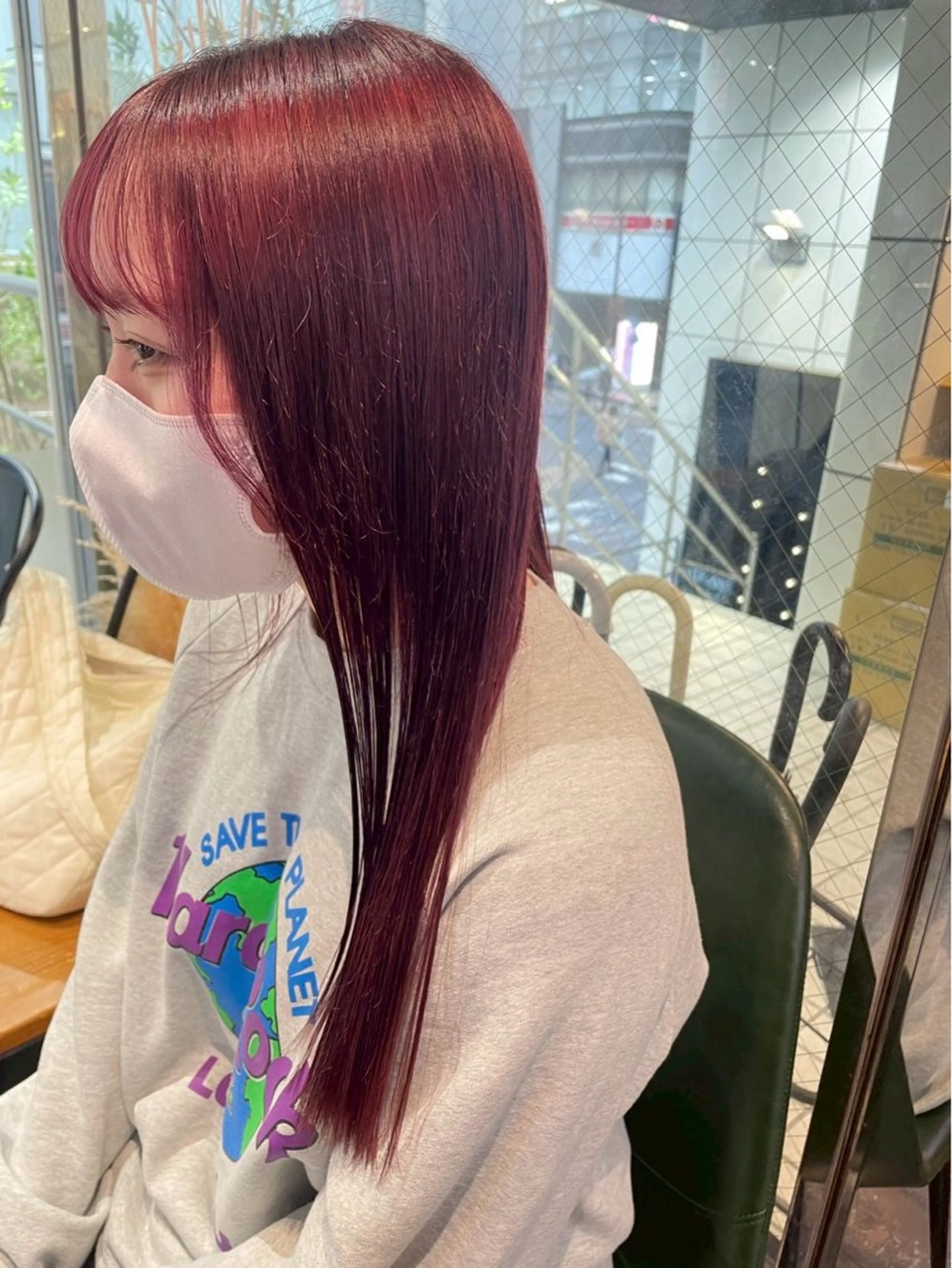 ロング カラー ヘアカラー 🎀暖色カラー/ ハナ🎀のヘアスタイル