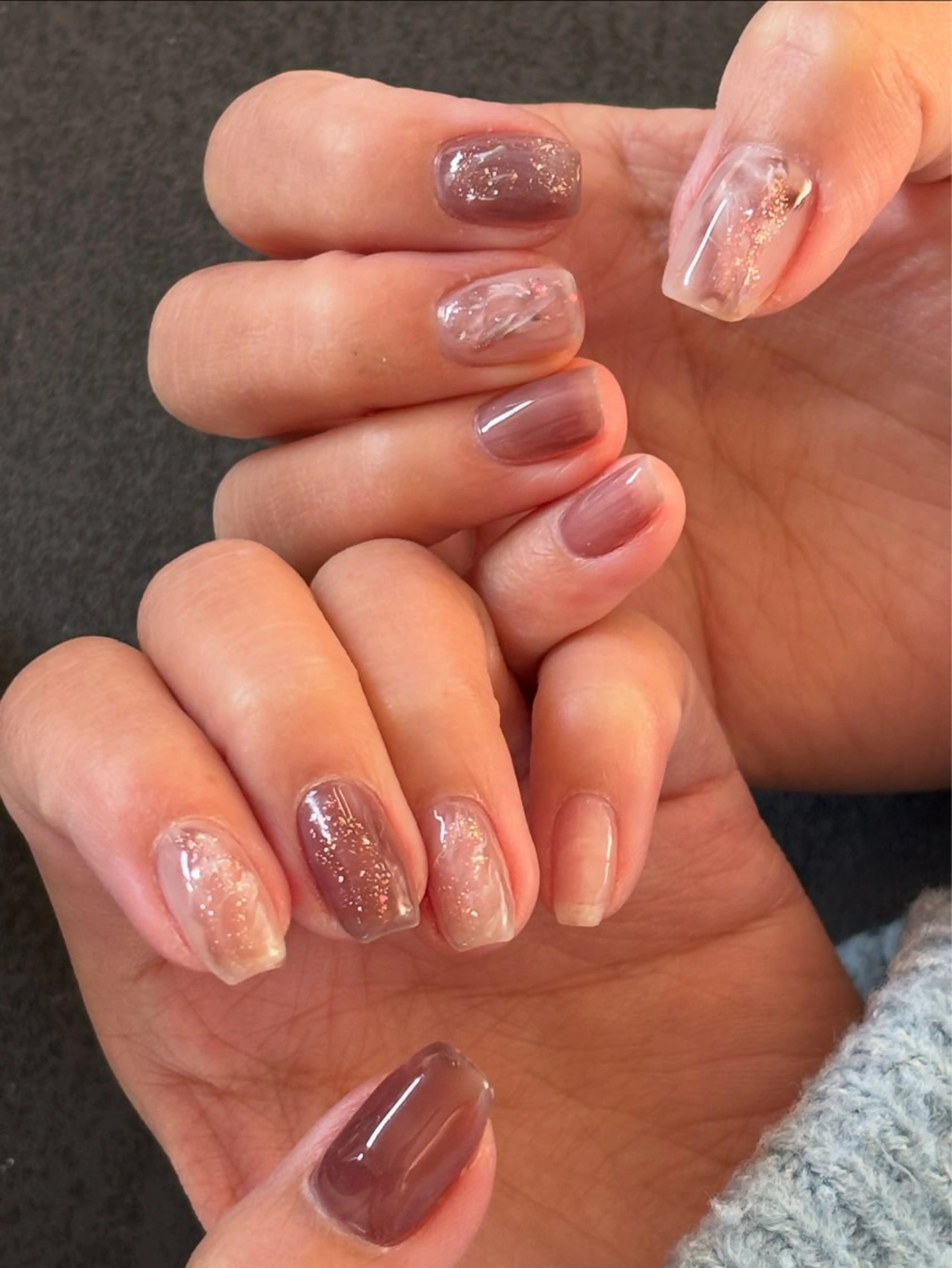 ネイル ハンドネイル ハンドケア ゆう .のネイルデザイン