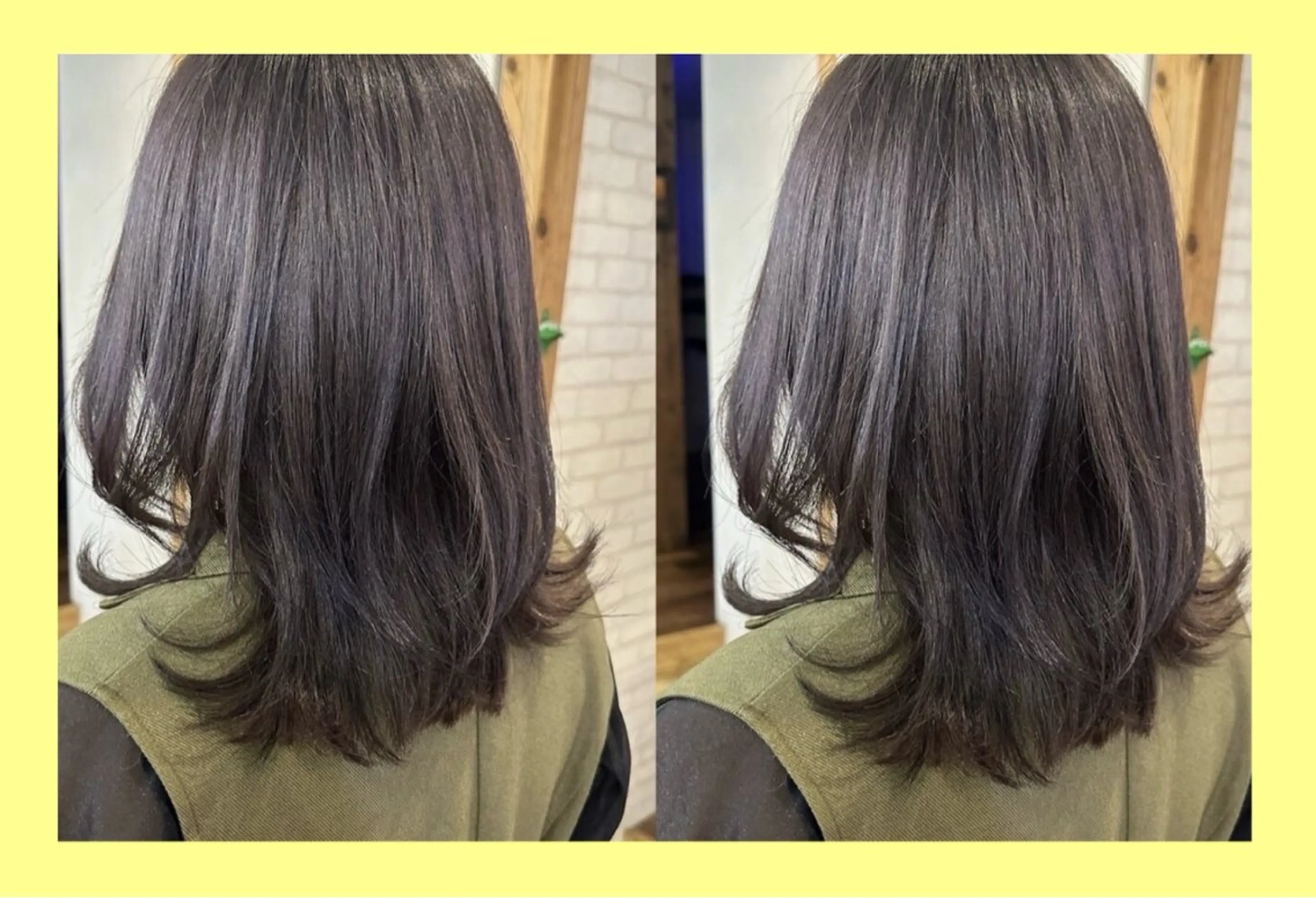 セミロング カラー ブリーチ トリートメント 髪質改善/ハイトーン /茅ヶ崎/YUKAのヘアスタイル