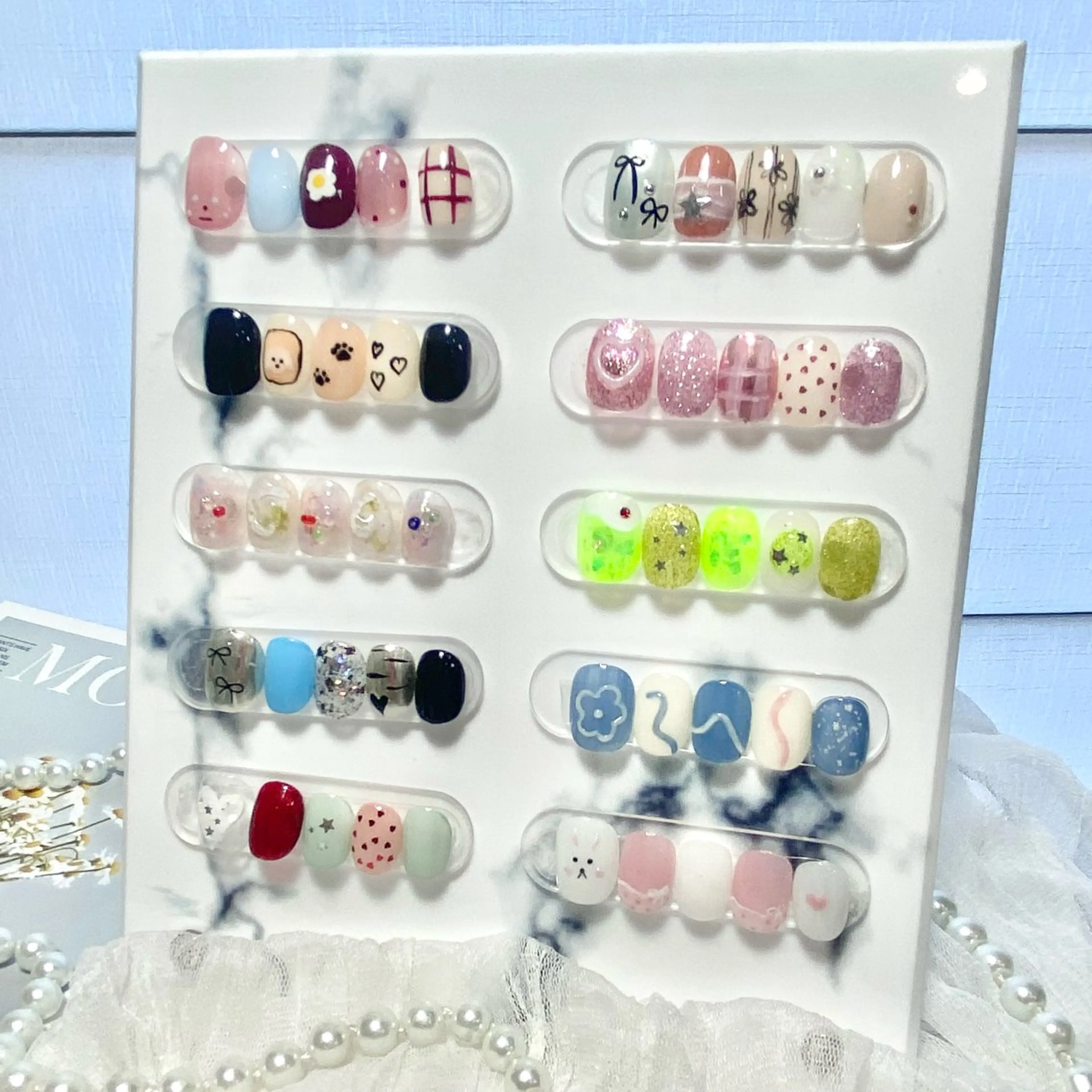 【HANDオフなし】定額ショートネイルデザイン💅🏻✨️(指先長さ3ミリまで)の写真