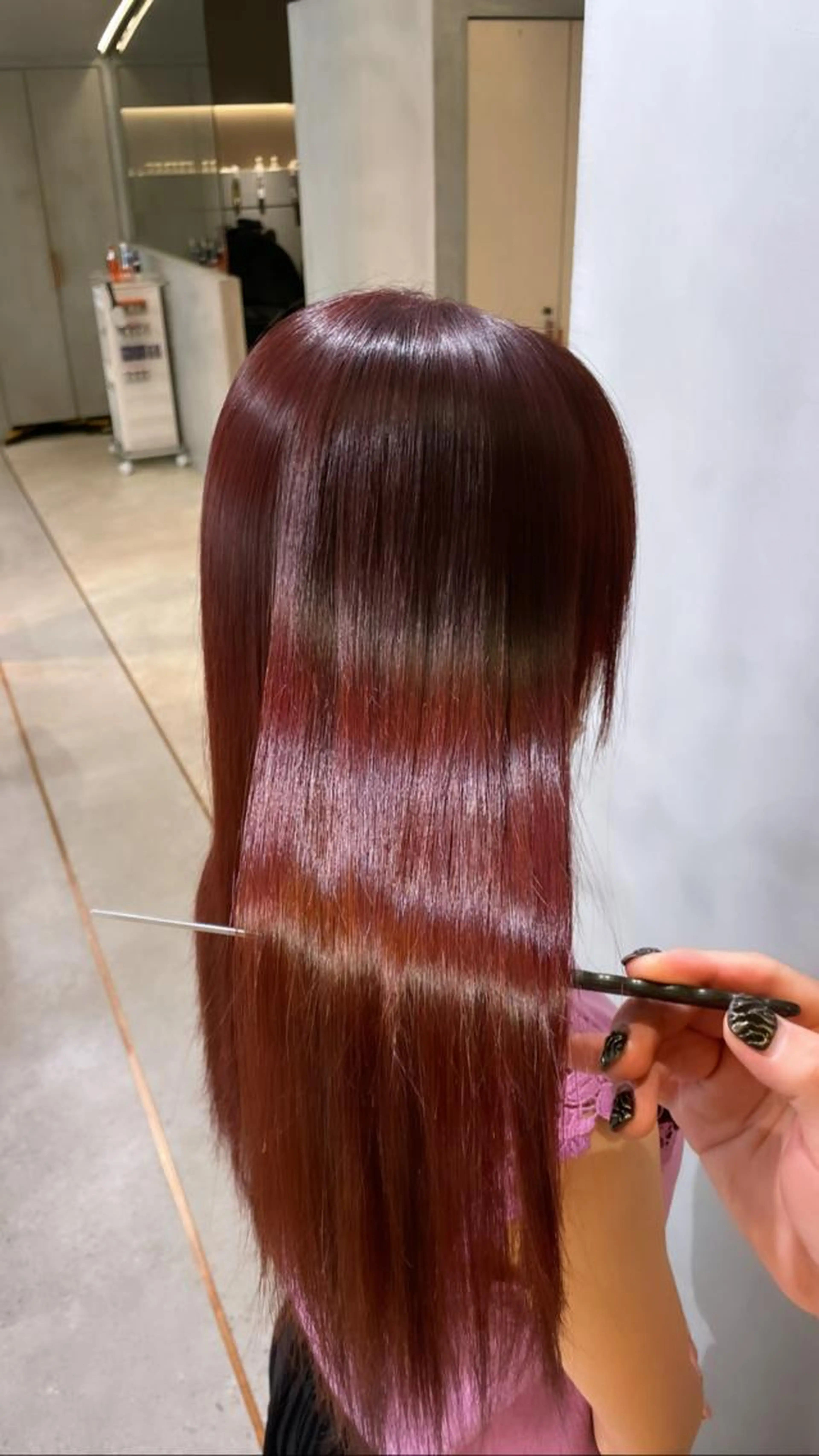 🌈最高級🌈 髪質改善トリートメント（Oggi Otto）13STEP＋透明感ケアカラー ✨透明感と艶感欲しい方向け✨の写真