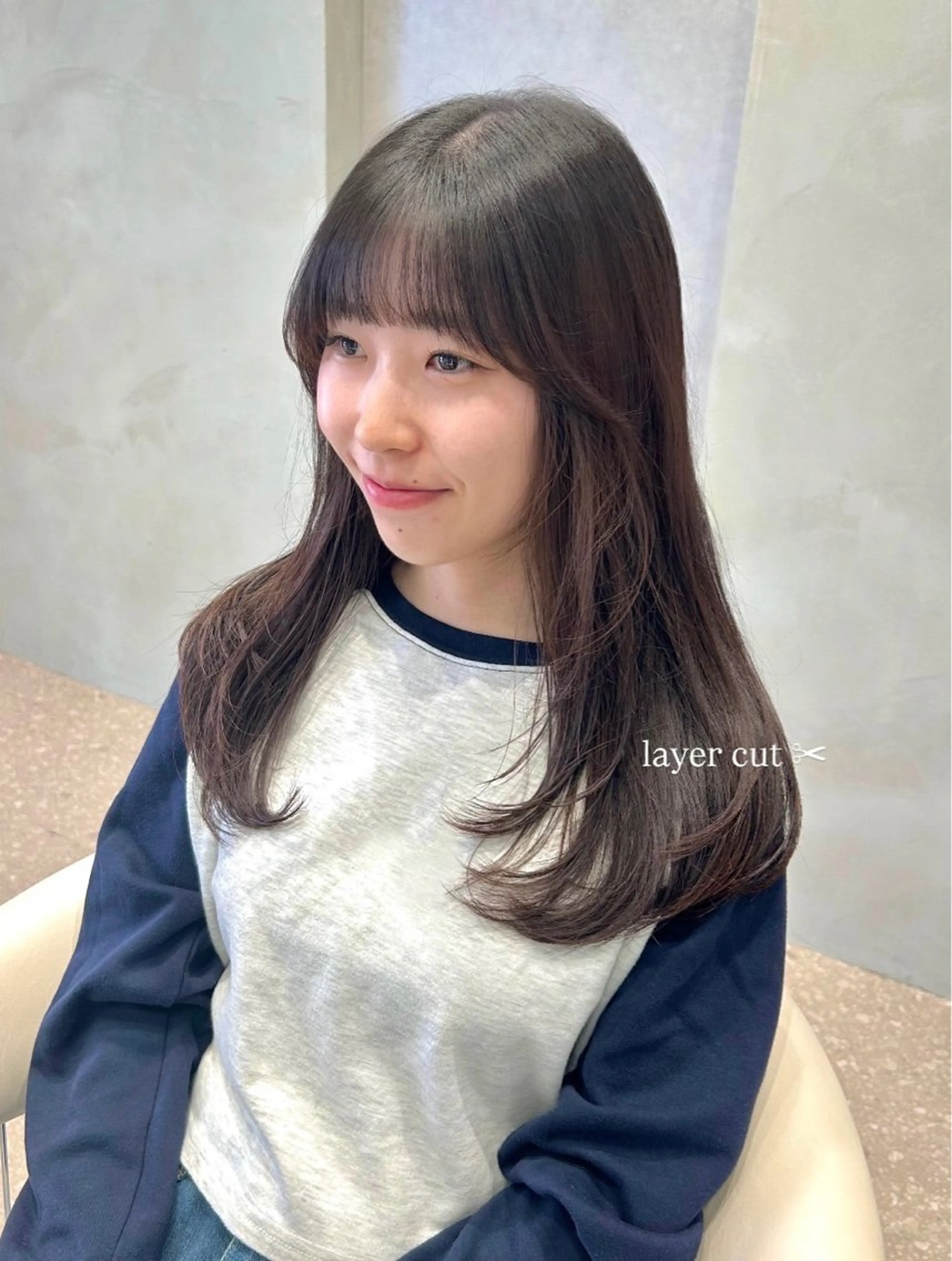 ロング Luce横浜店所属・yuu 🪴 透明感 カラー/メンズパーマのヘアスタイル