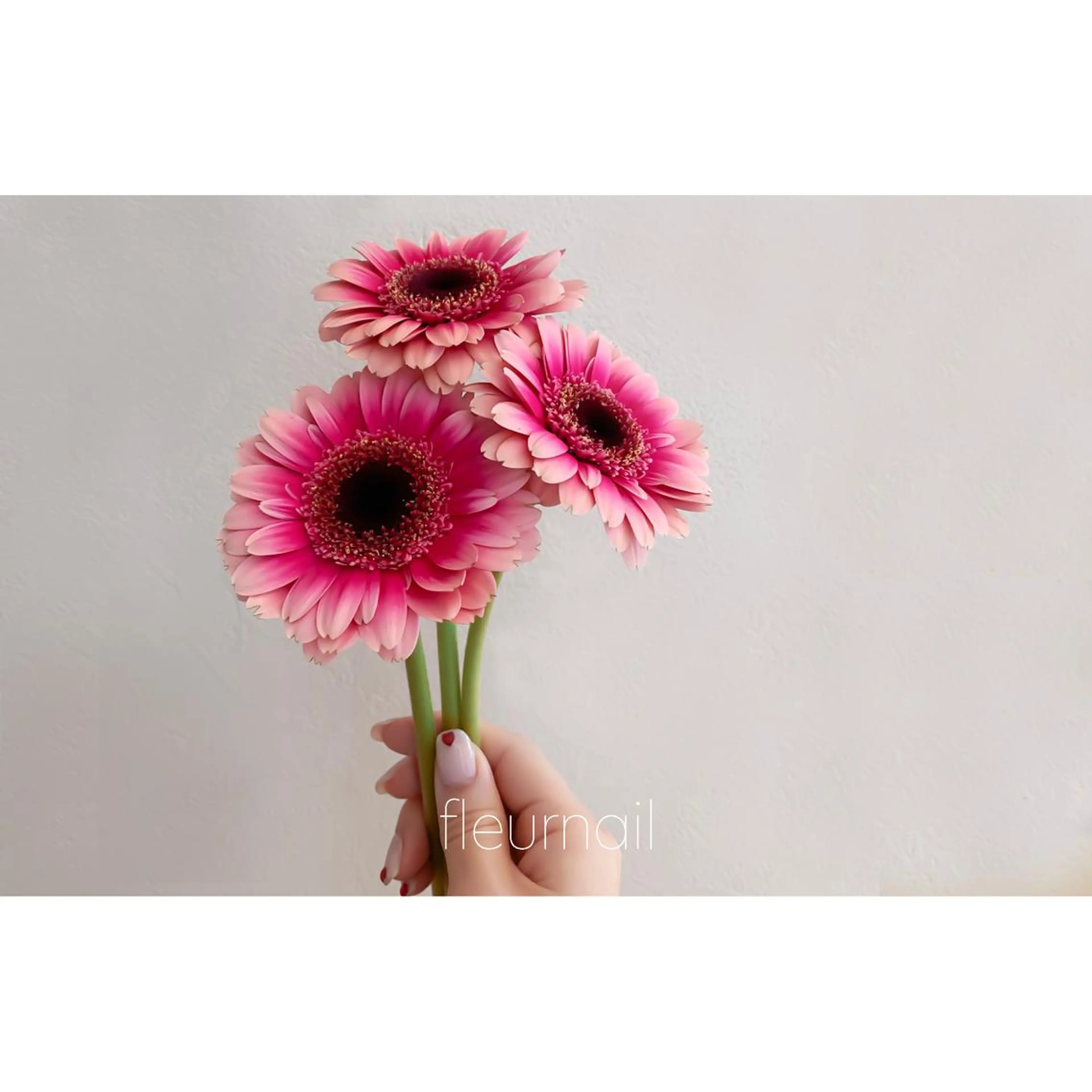 ネイル ジェルネイル パラジェル 春ネイル バレンタイン ハンドネイル 【パラジェル登録サロン】nail pollen所属・fleurnail miuraのネイルデザイン