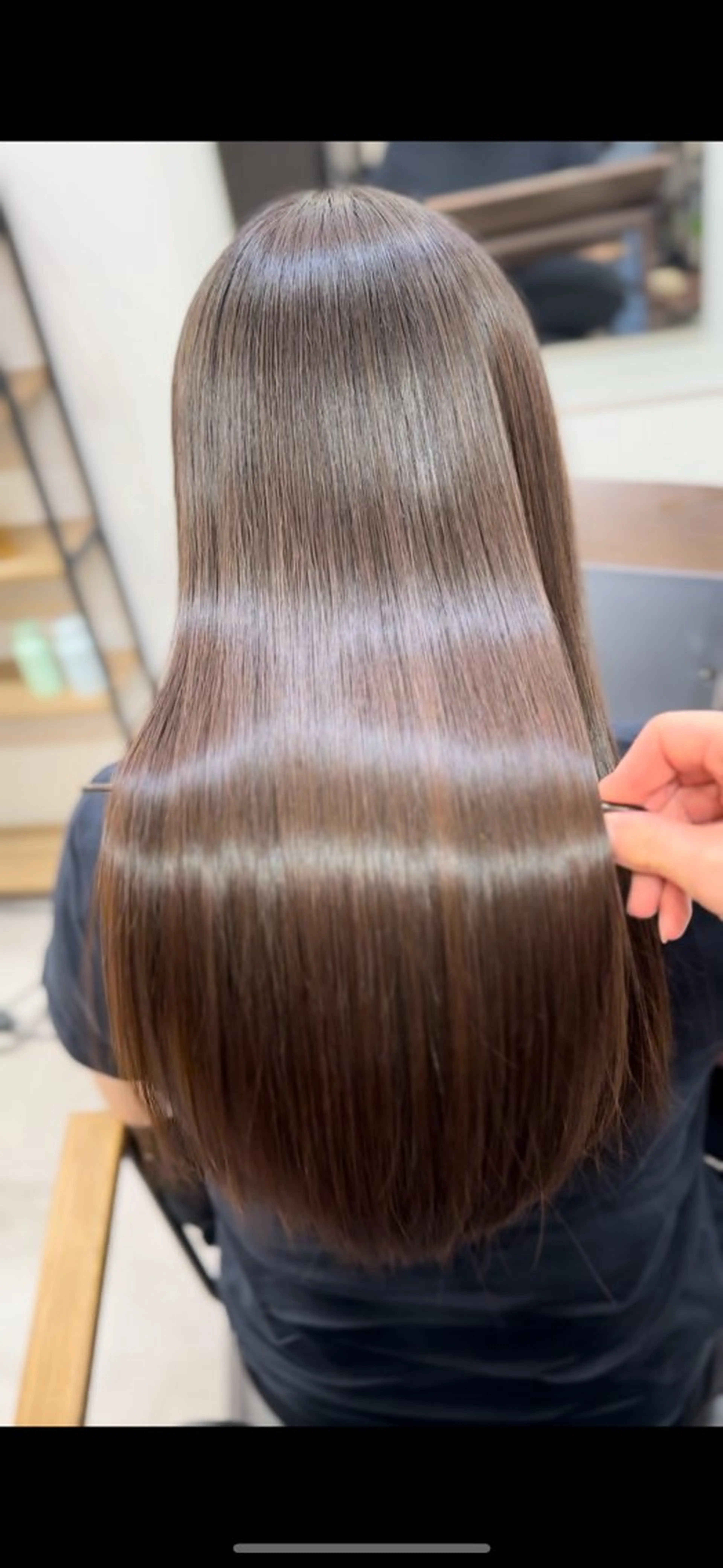 ロング カット 縮毛矯正 トリートメント 髪質改善特化✨ 尾登　啓介のヘアスタイル