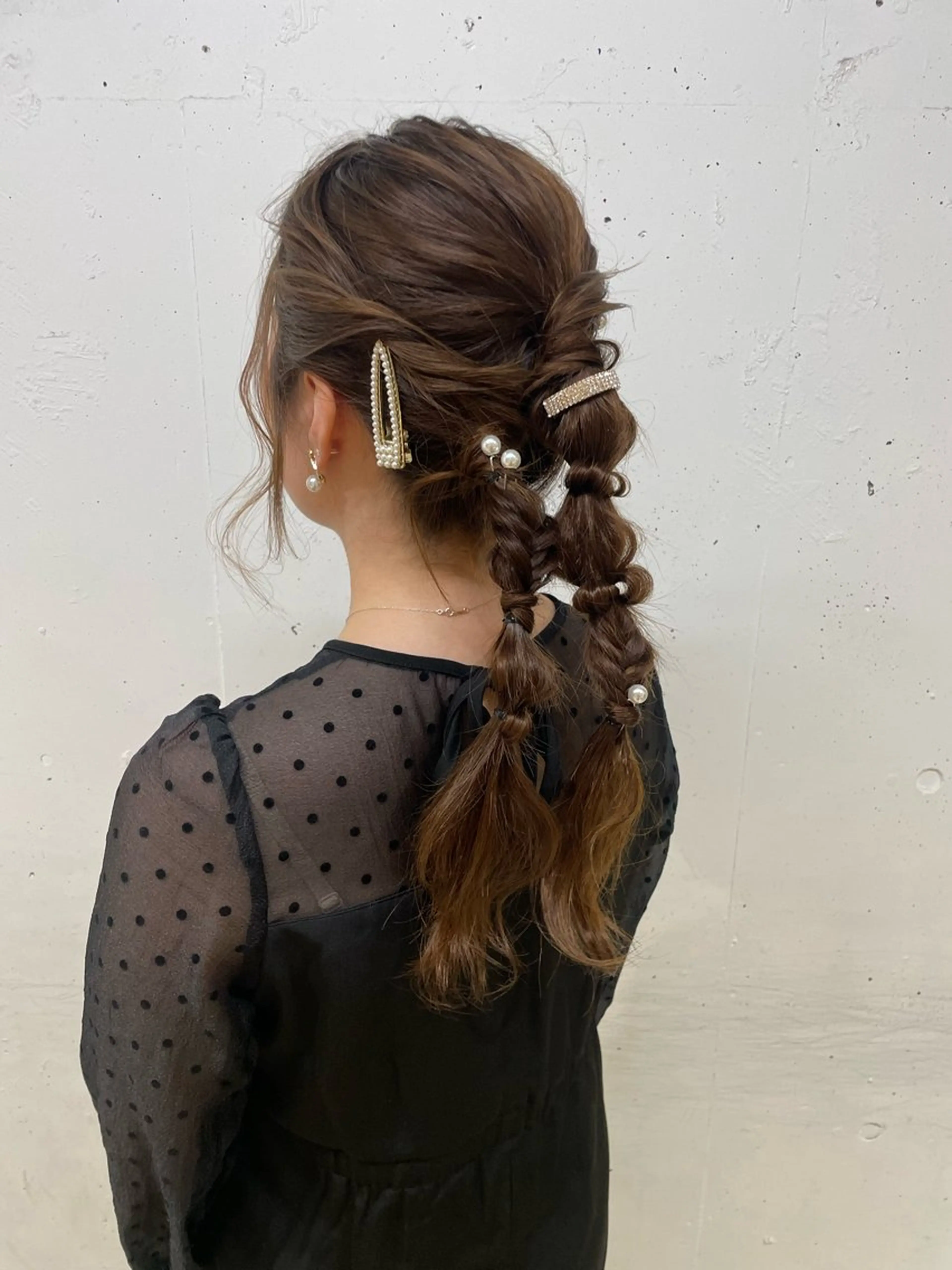 ロング カラー ヘアアレンジ ヘアセット 髪質改善/縮毛/新宿 🫧SUZUKA🫧のヘアスタイル