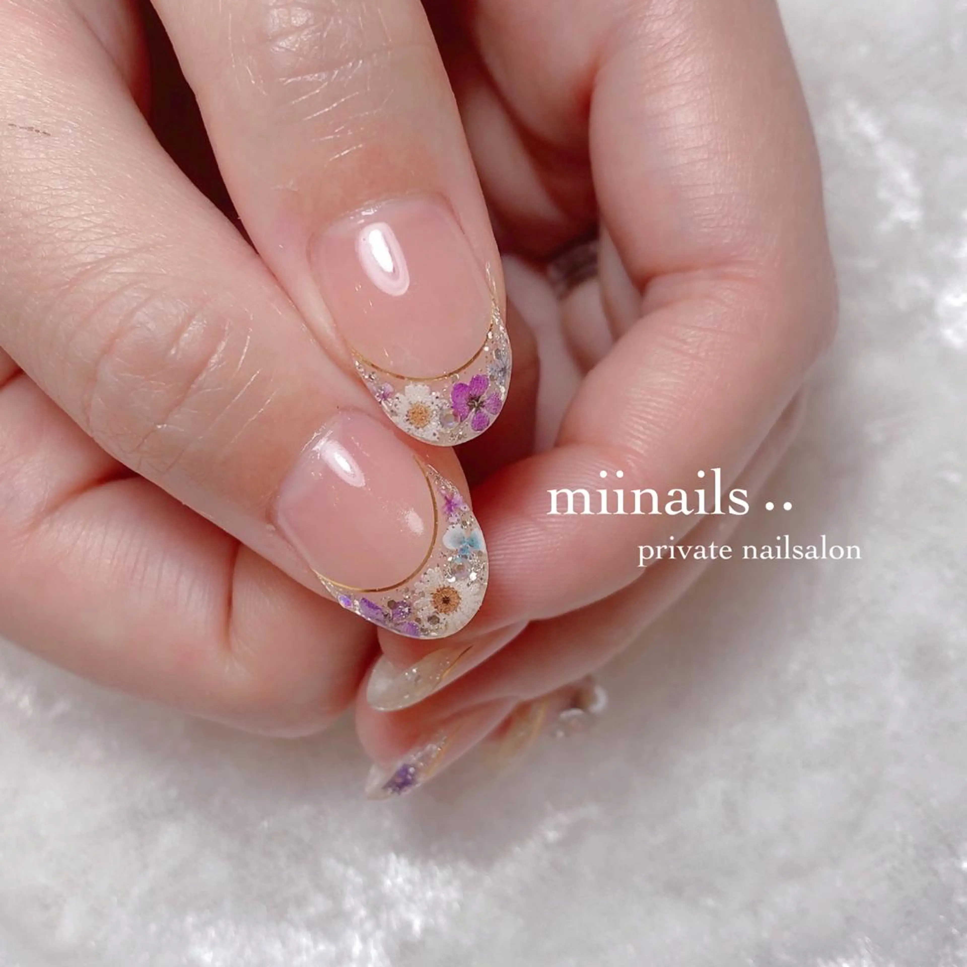 ネイル 韓国ネイル ワンホンネイル ハンドネイル nailsalon miinailsのネイルデザイン