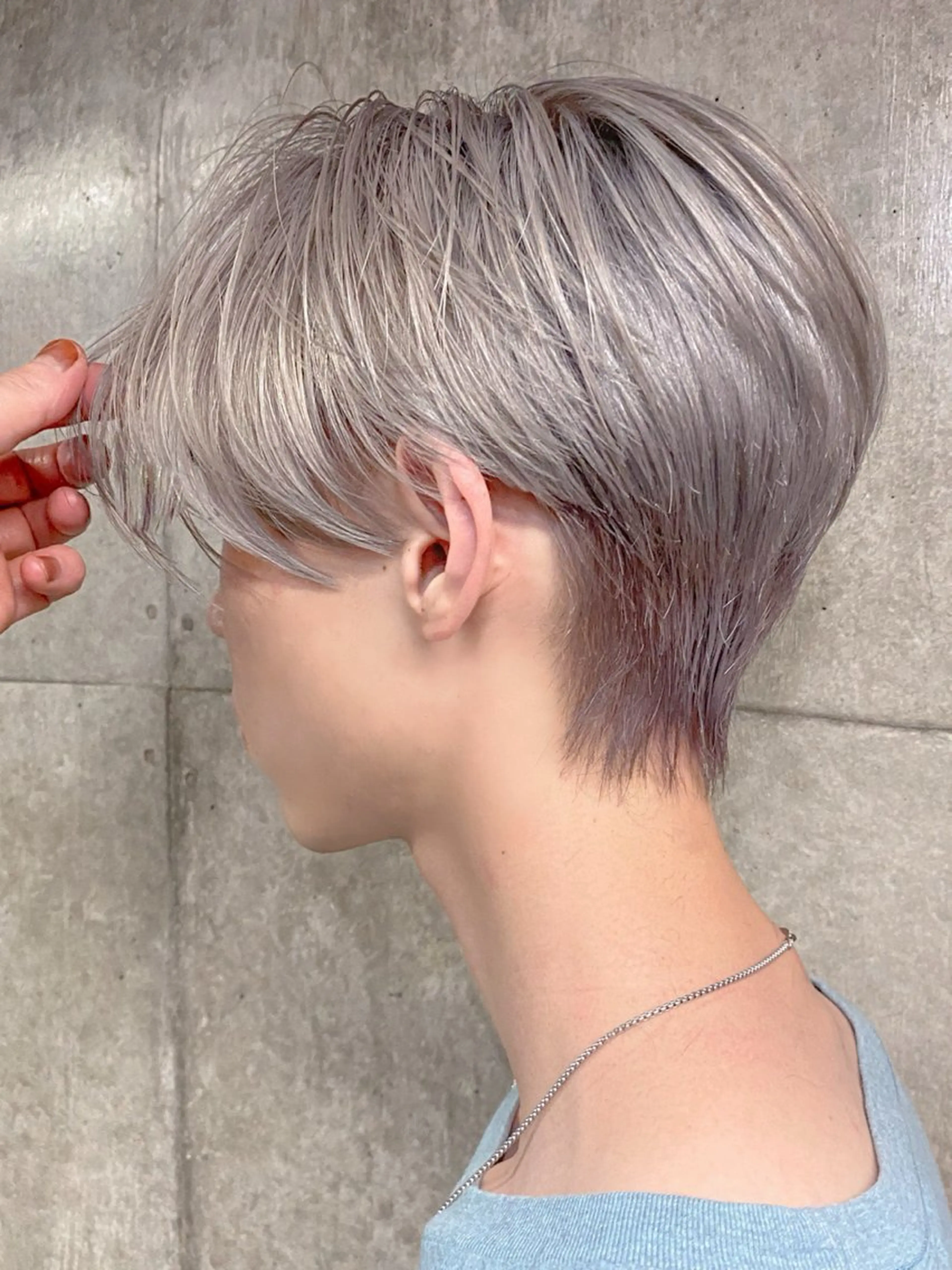 【メンズ人気No.1】メンズハイトーンカラー‼️👦 ※オンカラー込みの写真