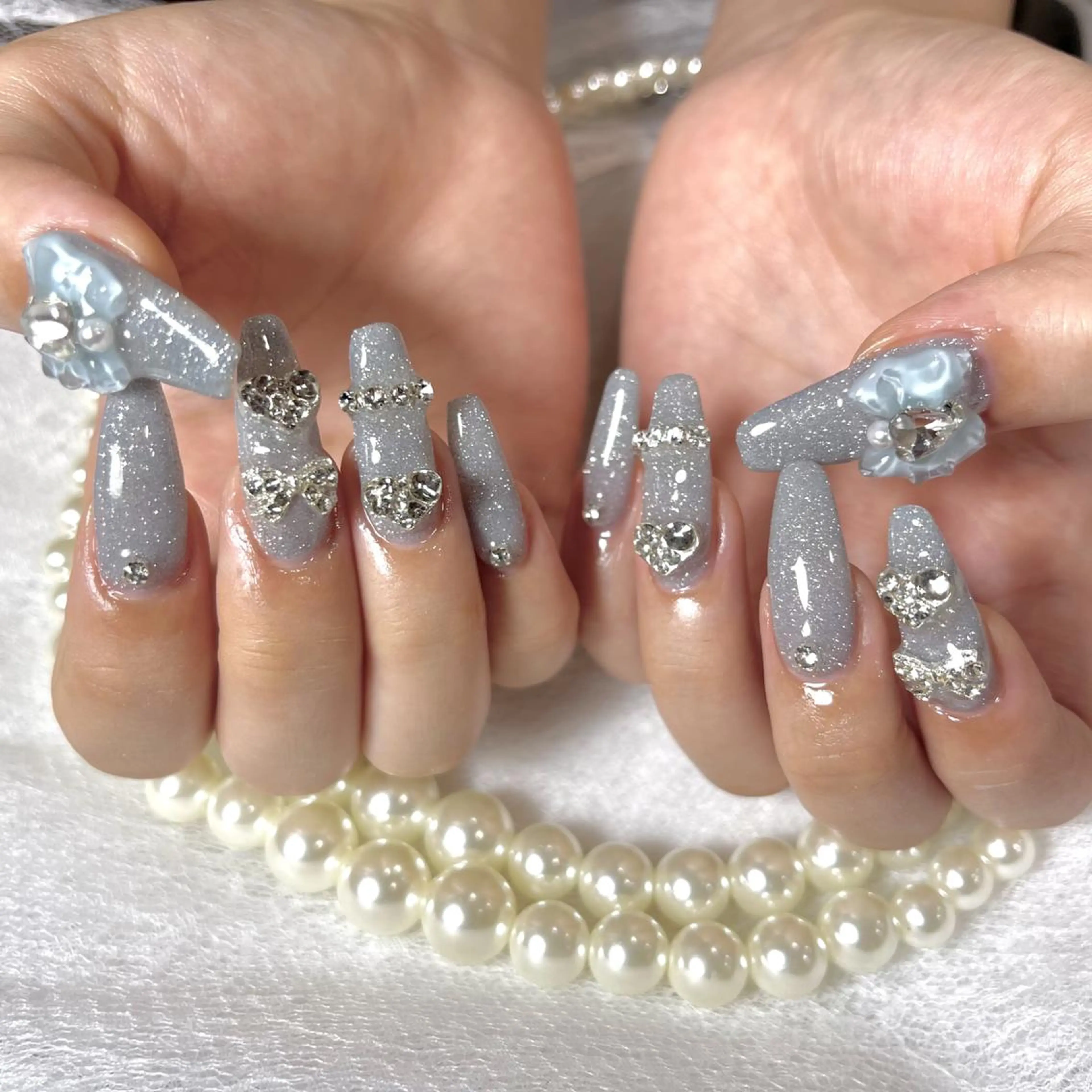 長さ出し10本込み🩷ストーンつけ放題💎の写真