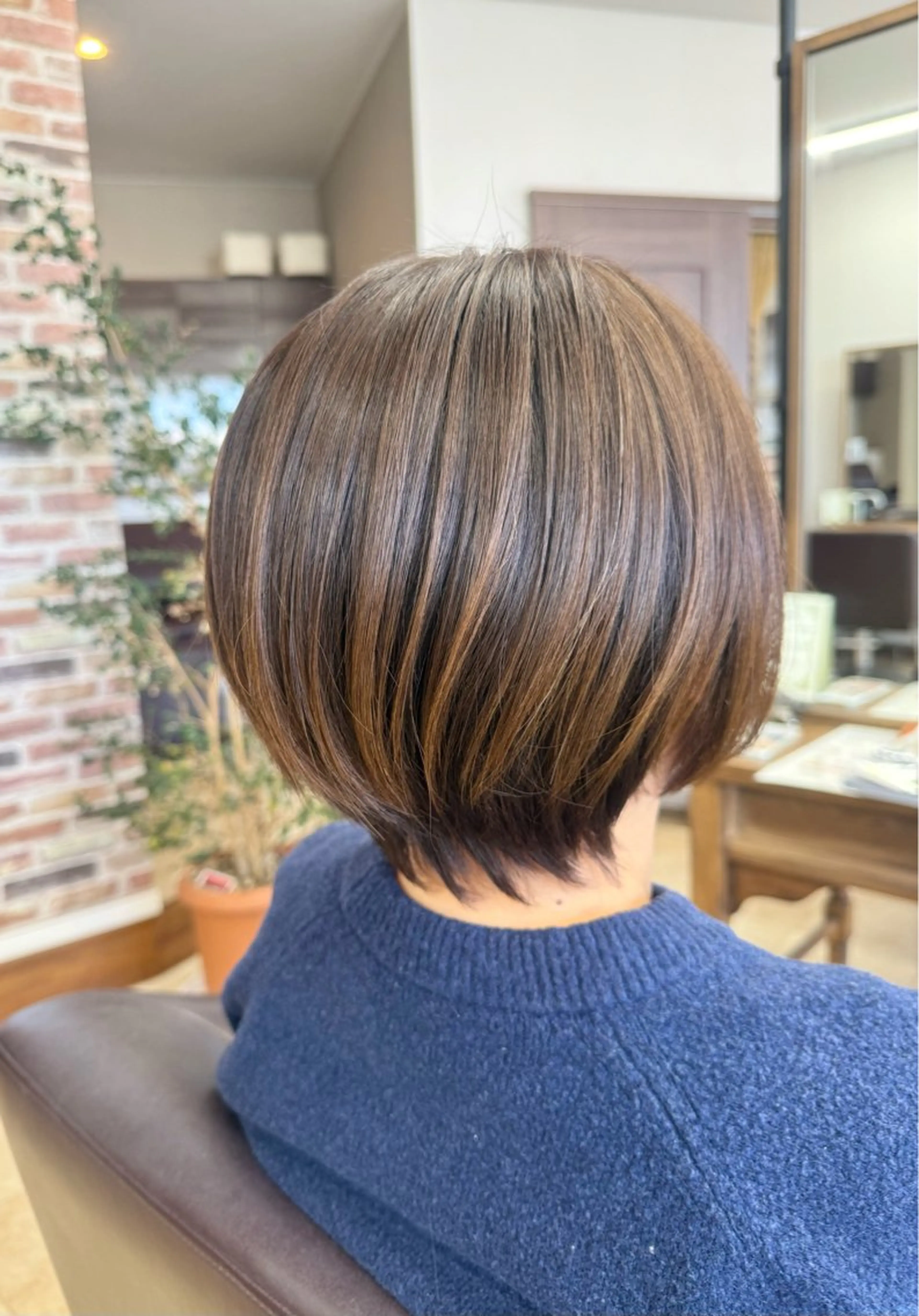 ショート 丸みショート ショートヘア 額田 汐莉のヘアスタイル