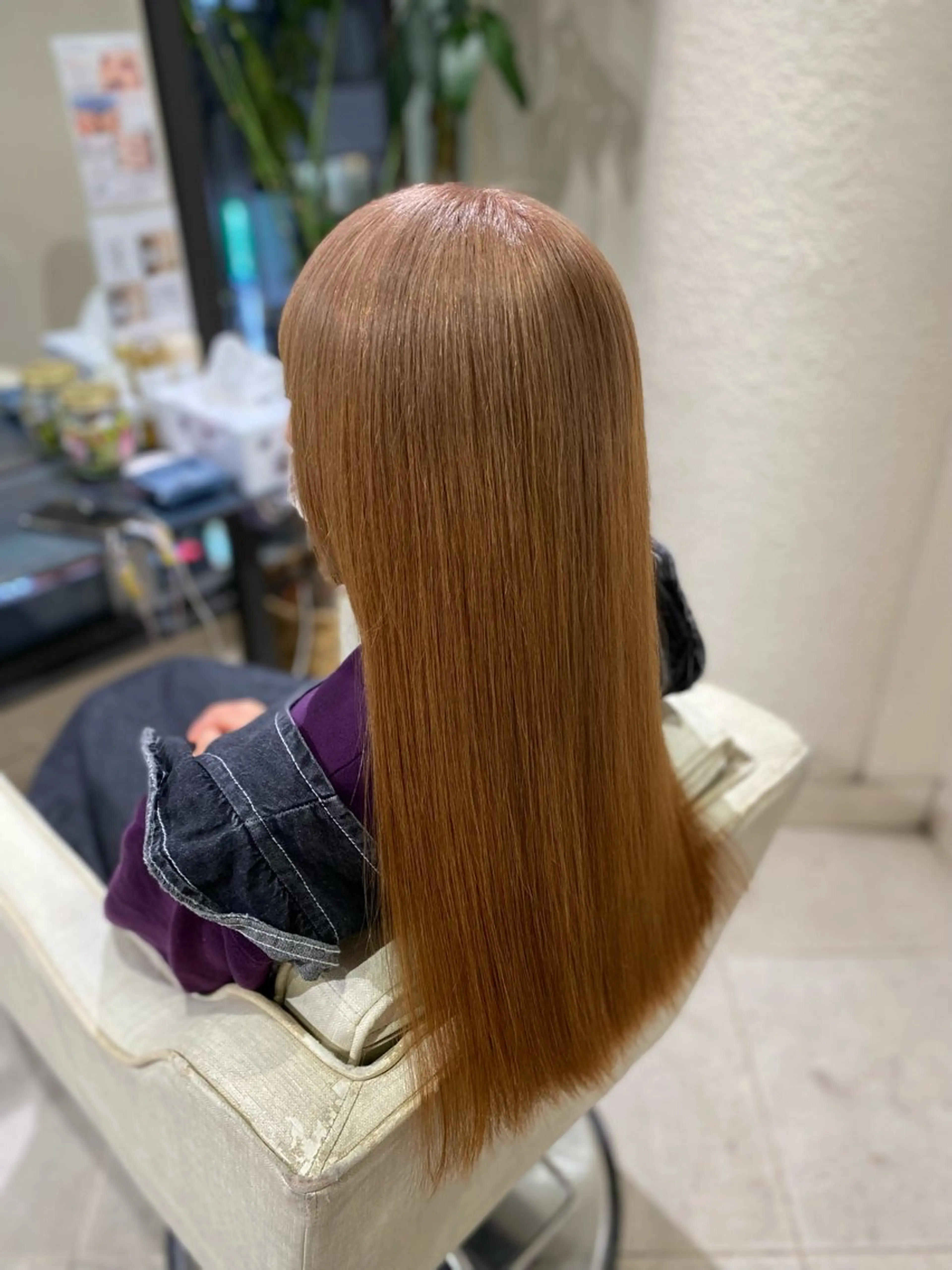 カラー ヘアカラー トリートメント ハイトーン✨艶髪💘 💘 AYANO💘のヘアスタイル