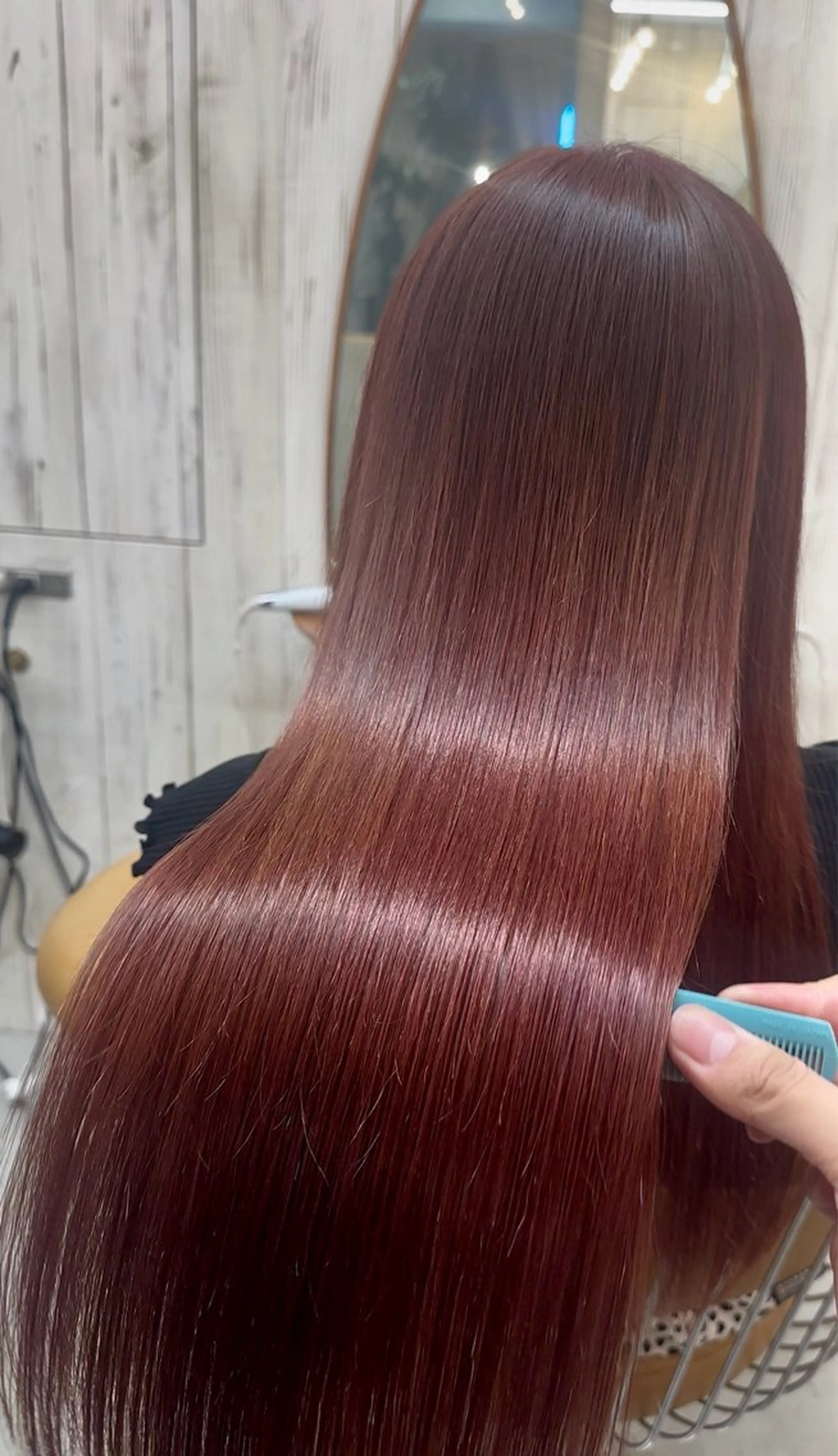 ロング カラー カット ヘアカラー 縮毛矯正 トリートメント 縮毛矯正/髪質改善 /ボブ/ともきのヘアスタイル