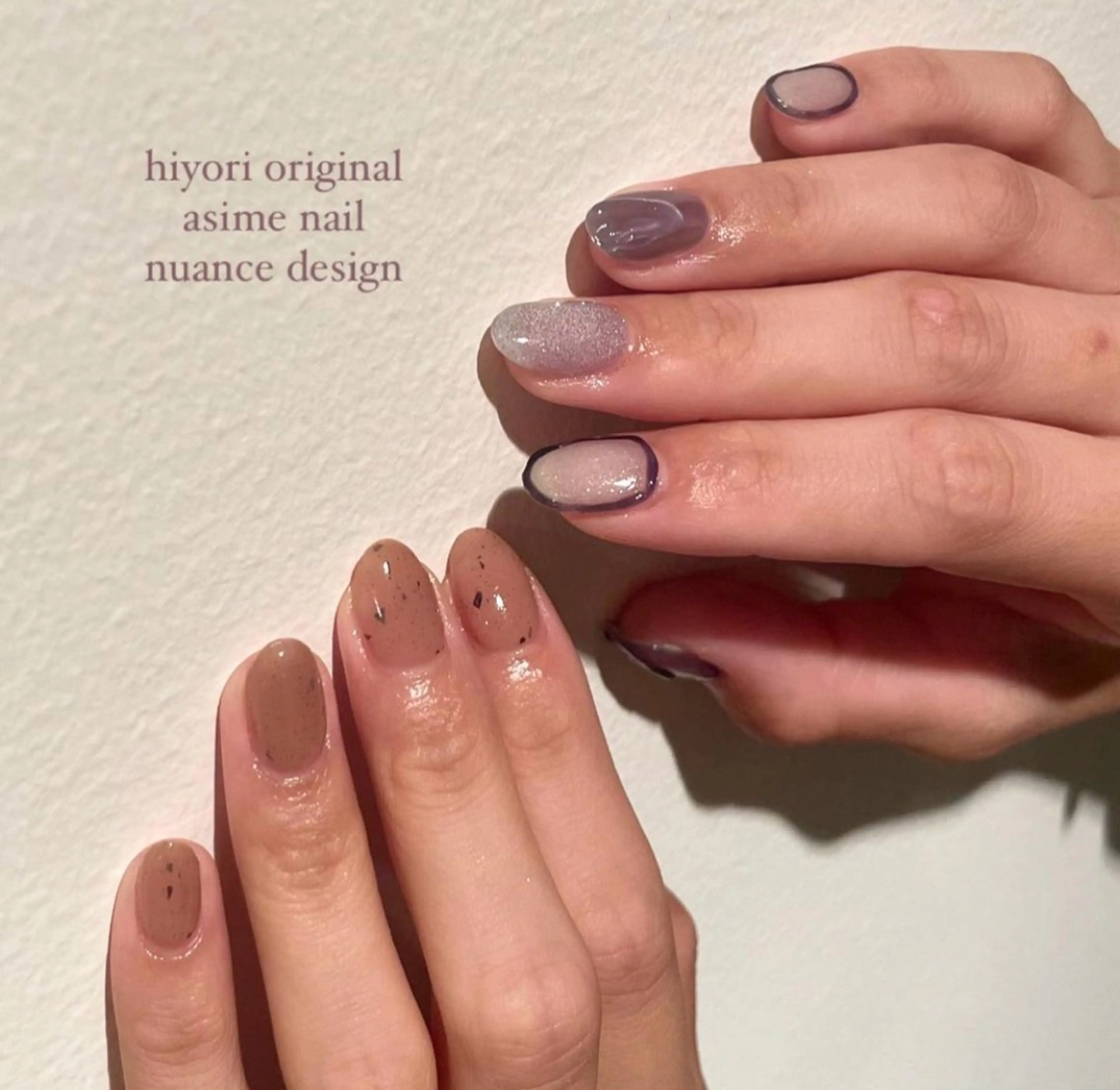 ネイル ニュアンスネイル ハンドネイル pétit所属・pétit hiyoriのネイルデザイン