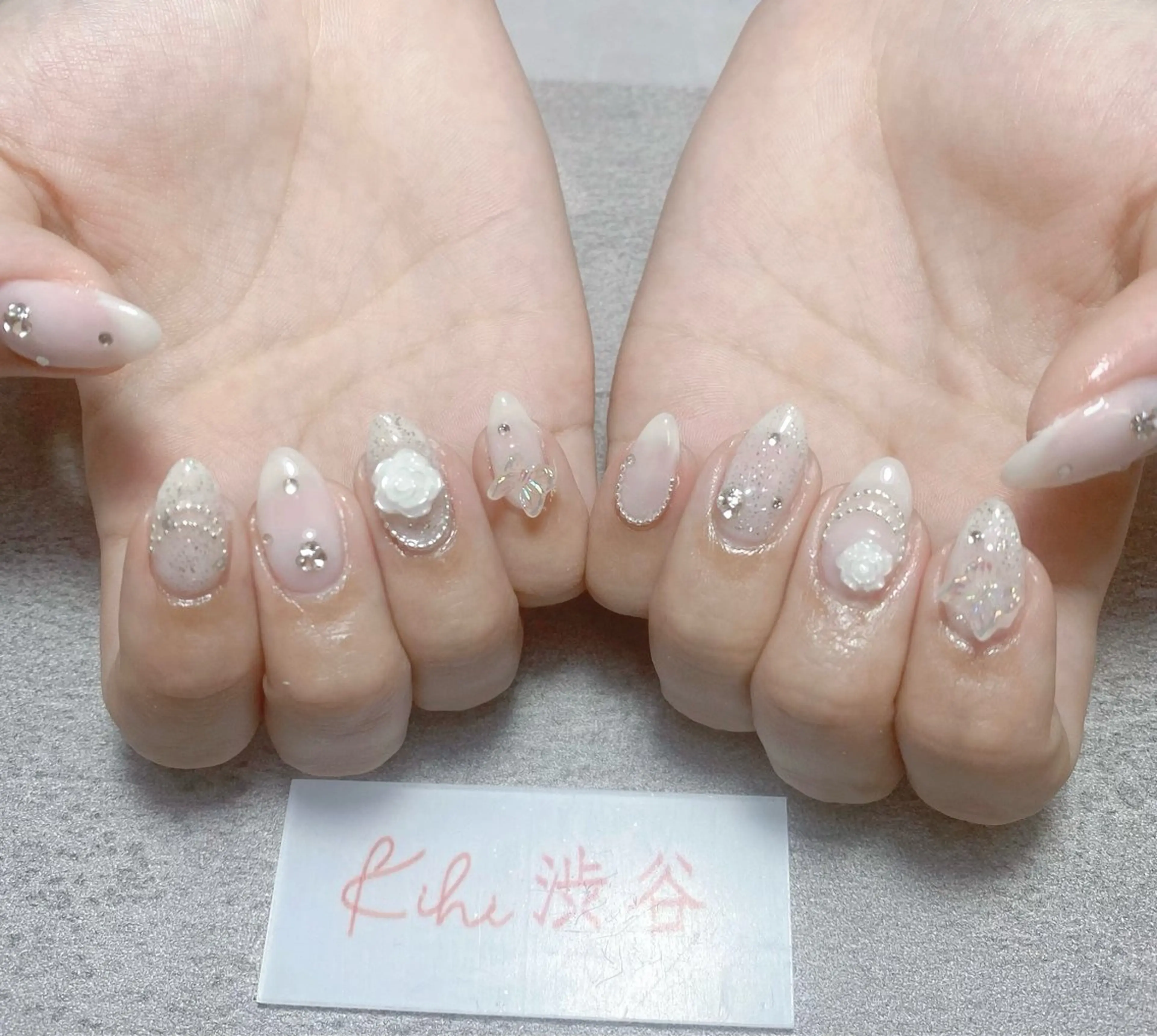 ネイル アートネイル フレンチネイル ジェルネイル グラデーション 韓国ネイル Nail Salon kihi大塚店のネイルデザイン