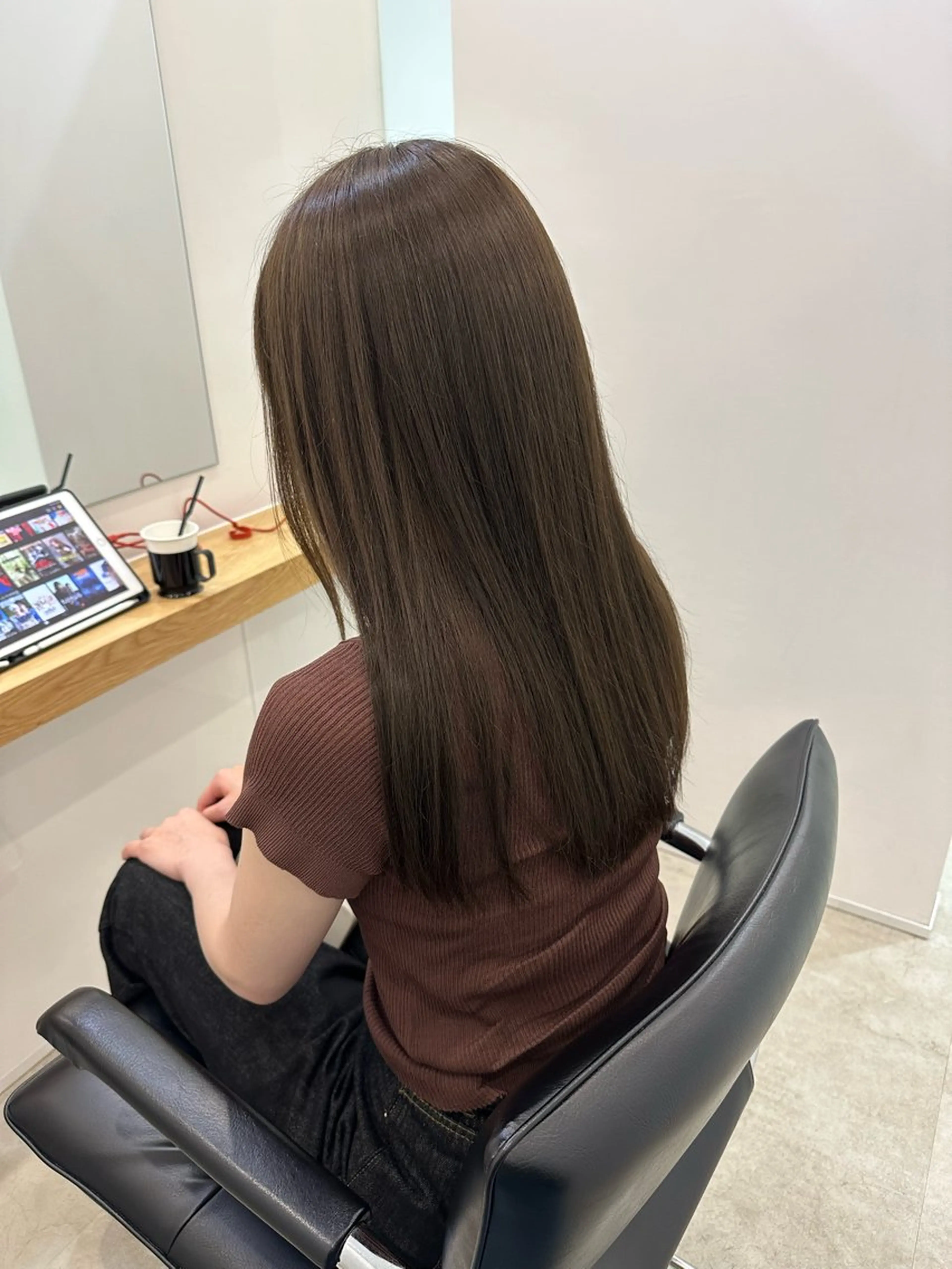 セミロング カラー カット ヘアカラー トリートメント ヘアセット/艶カラー 💐nao.のヘアスタイル