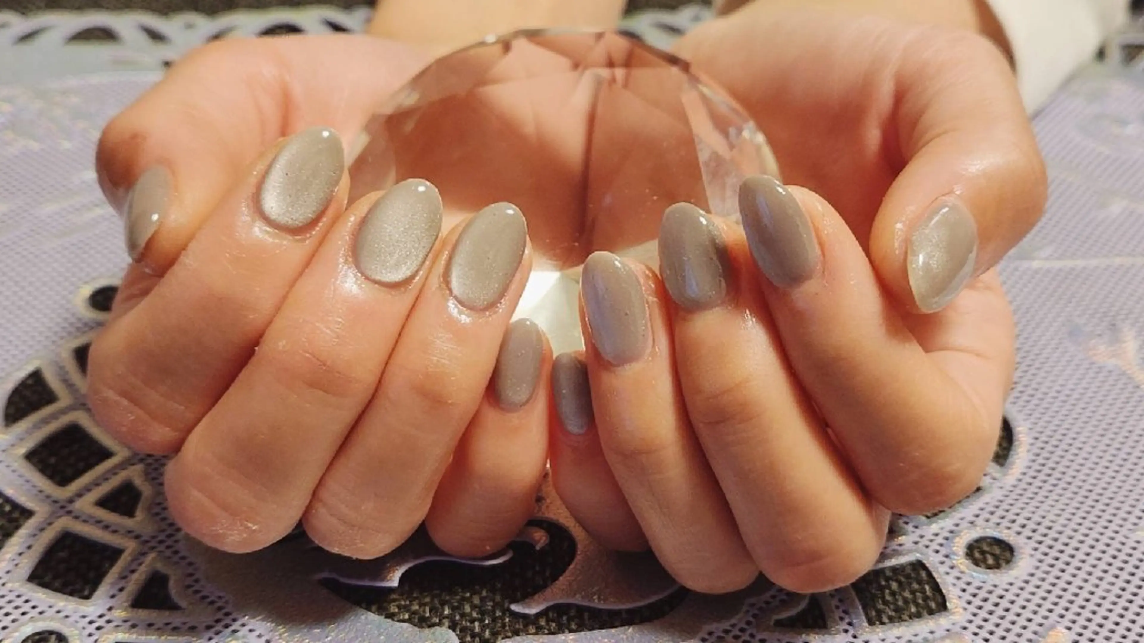 ネイル マグネットネイル ホワイト T's nailのネイルデザイン