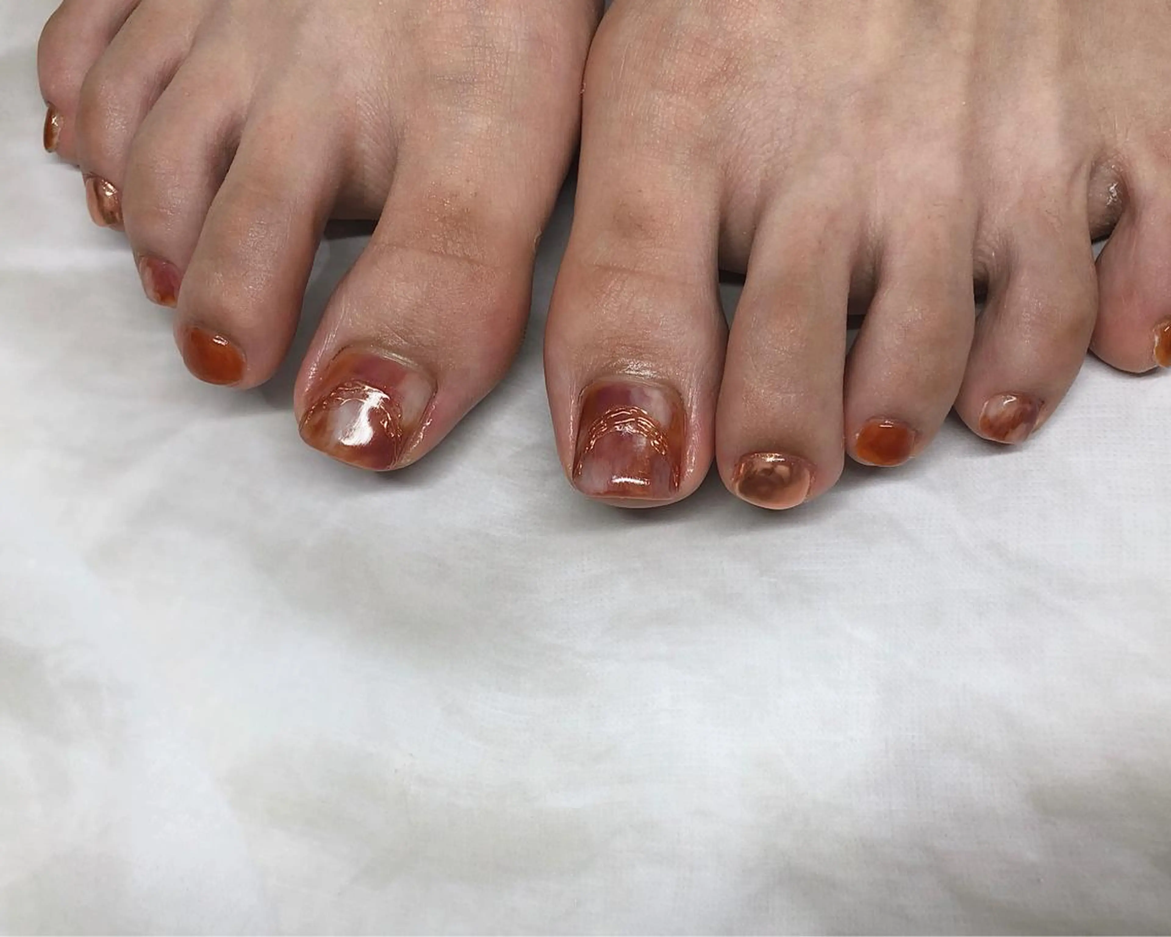 ネイル フットネイル ニュアンスネイル フットネイル nail heron所属・saki_ nail heronのその他イメージ