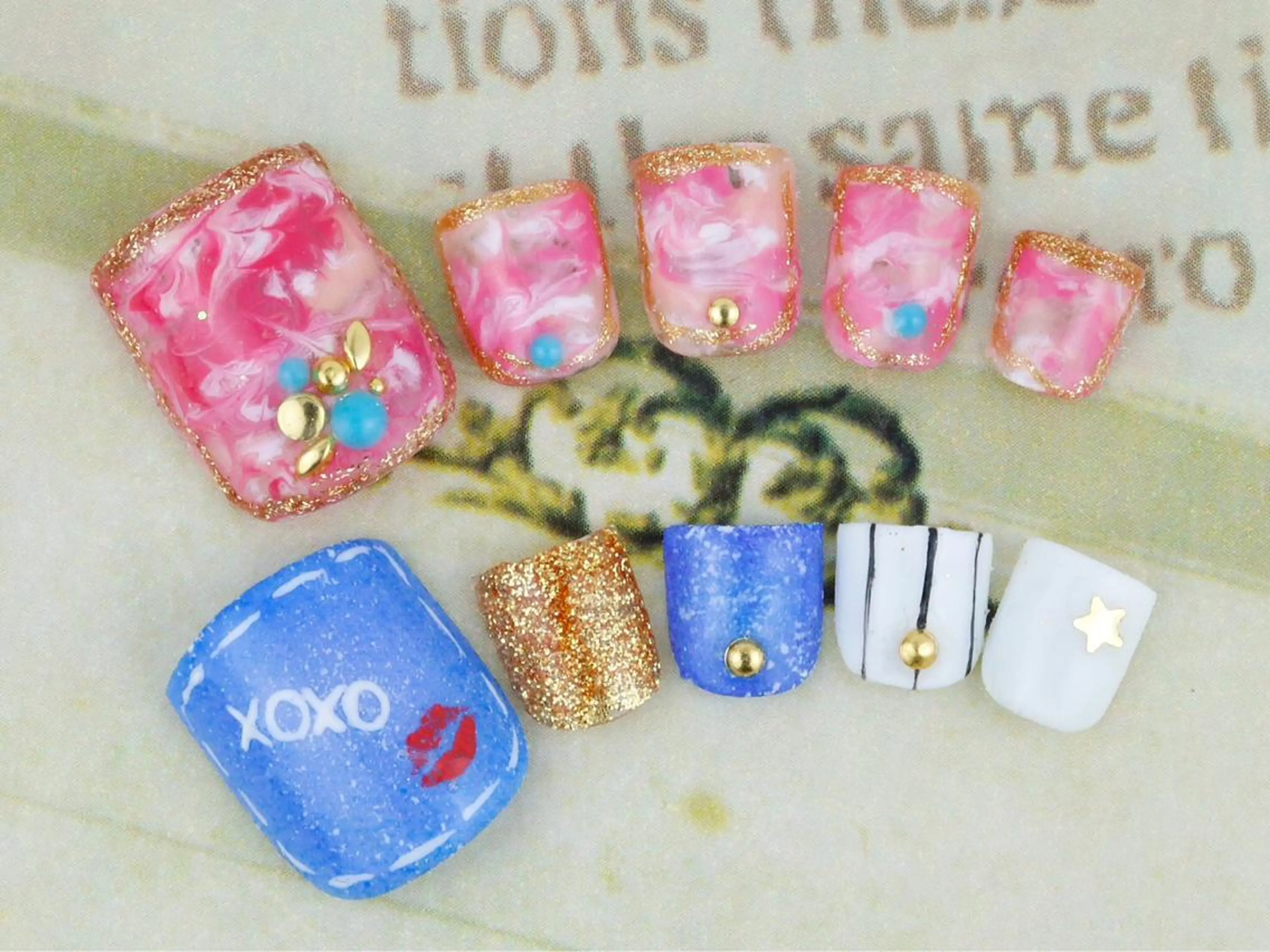 ネイル an sucre baseのネイルデザイン