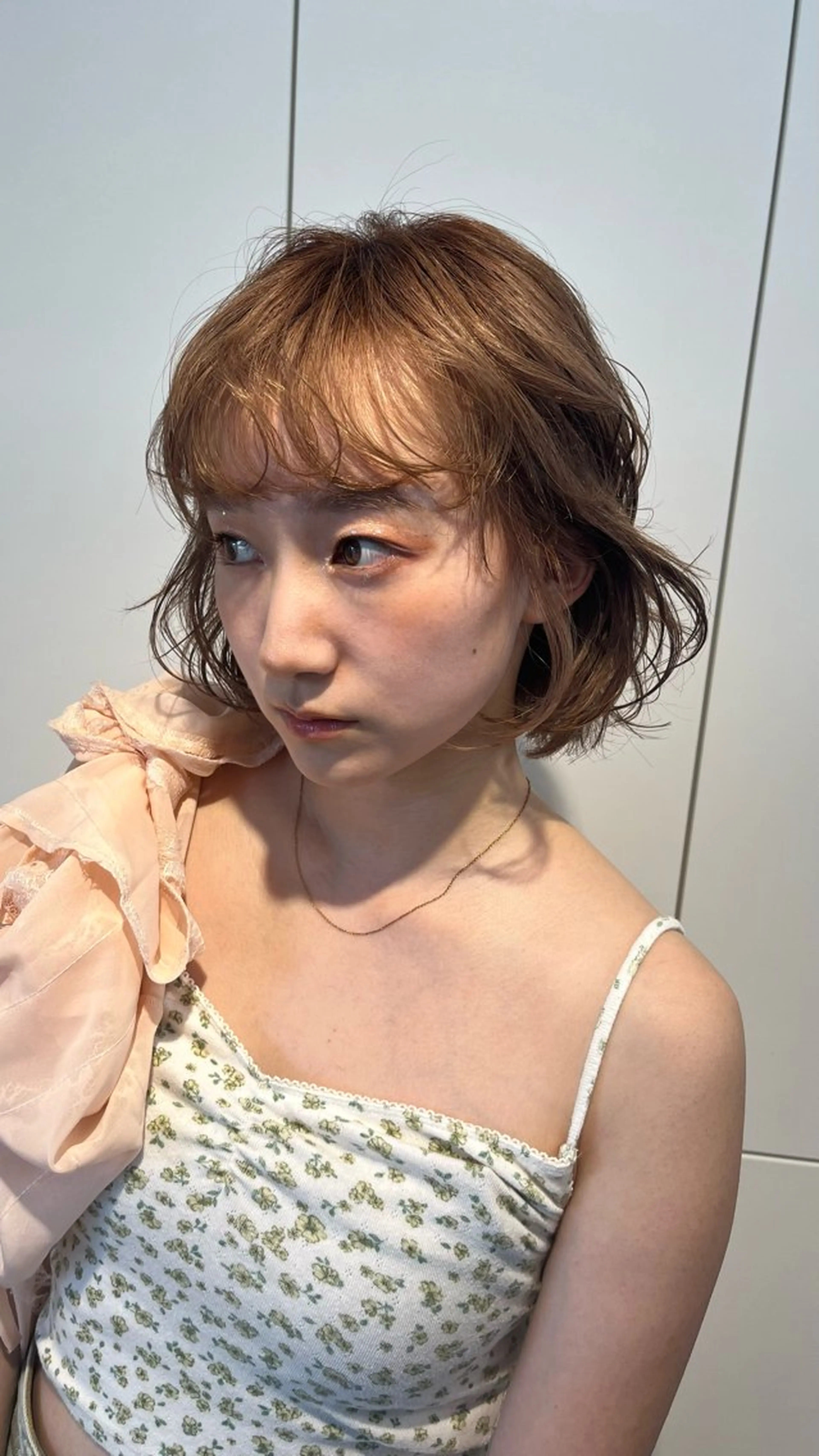 ショート ヘアカラー ♥️透明感×抜け感 ベージュ/佑珠♥️のヘアスタイル