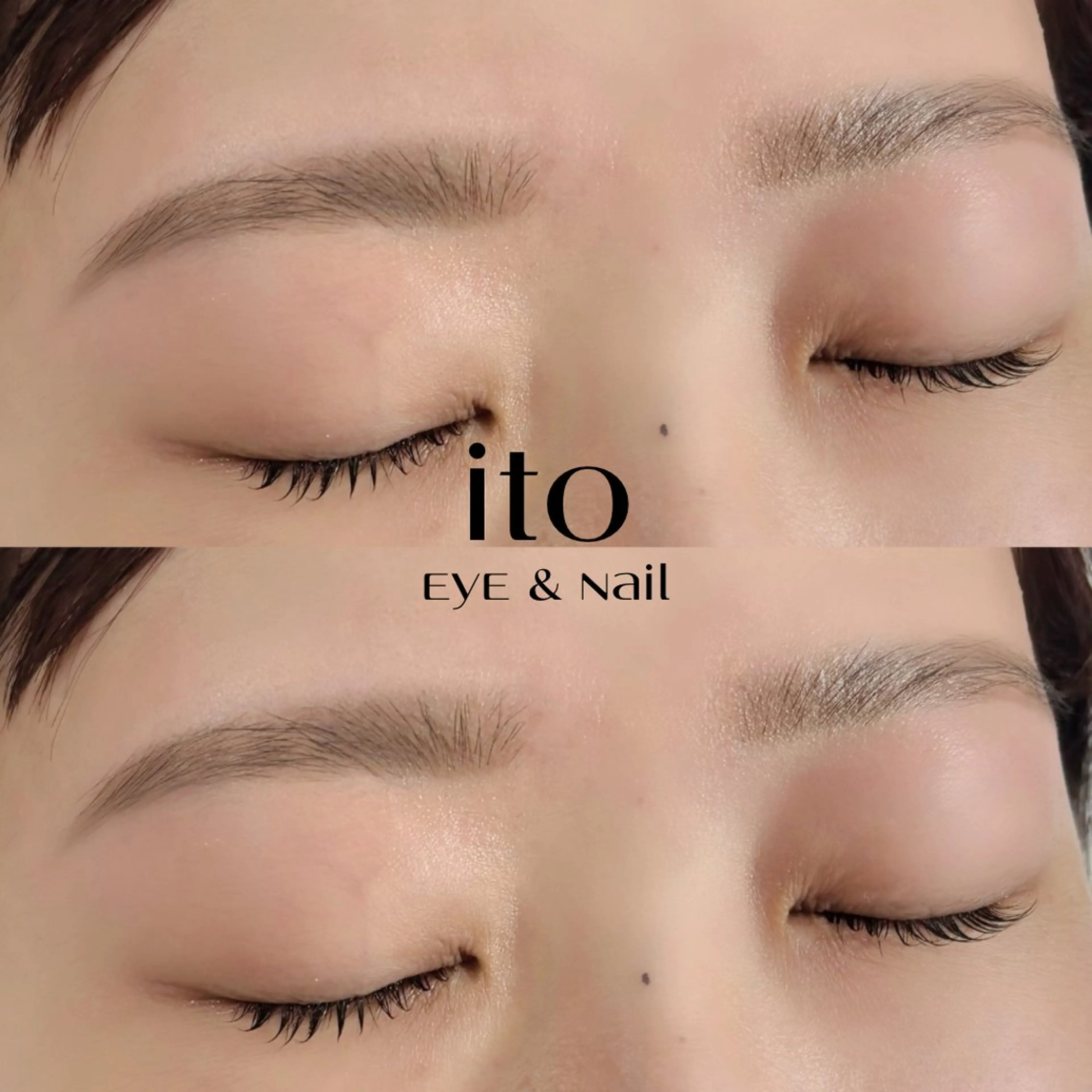 アイブロウ 眉カラー 眉毛ワックス脱毛 ito eye&nail所属・ito 小山綾花のマツエク・マツパデザイン