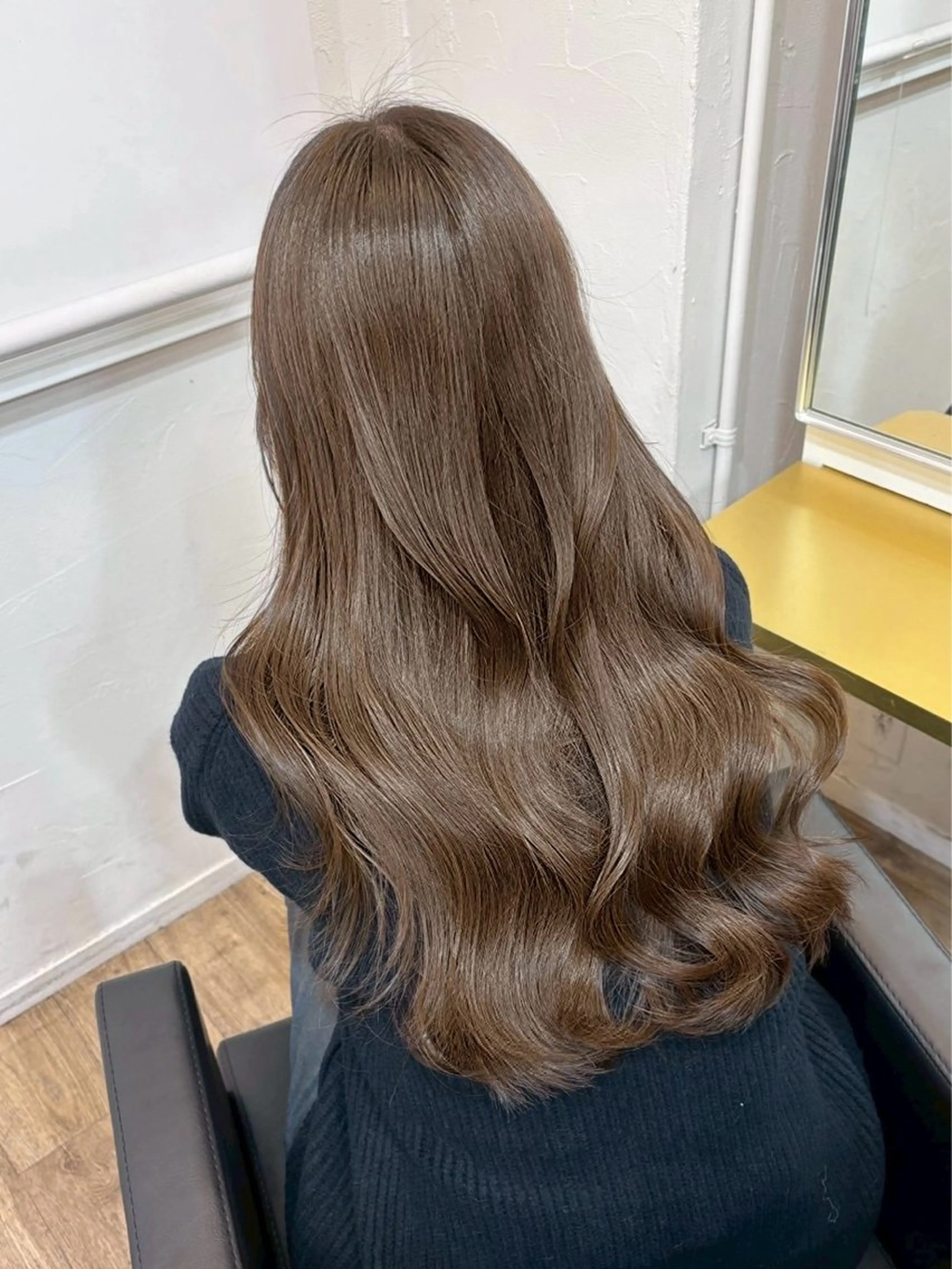 ロング カラー 透明感カラー トリートメント カット ヘアカラー トリートメント 透明感カラー特化/ ベージュ/梅田/英輝のヘアスタイル