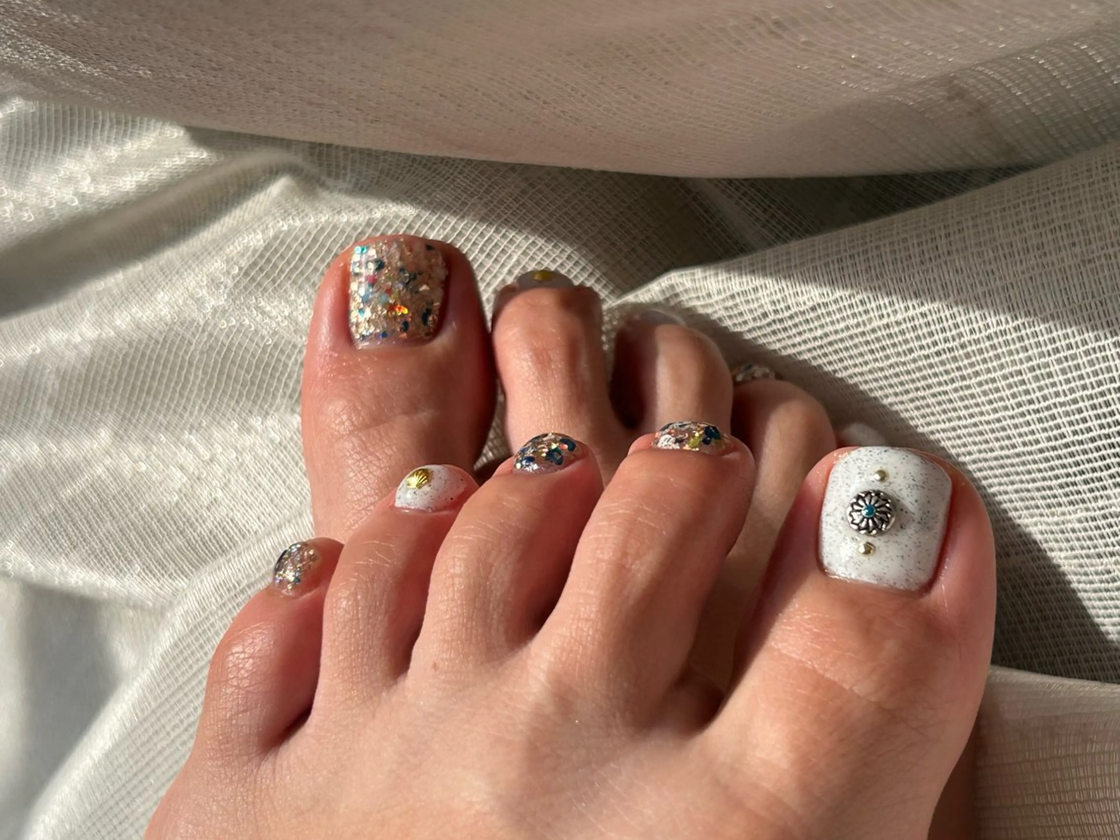 ネイル フットネイル フットネイル AND mielのネイルデザイン