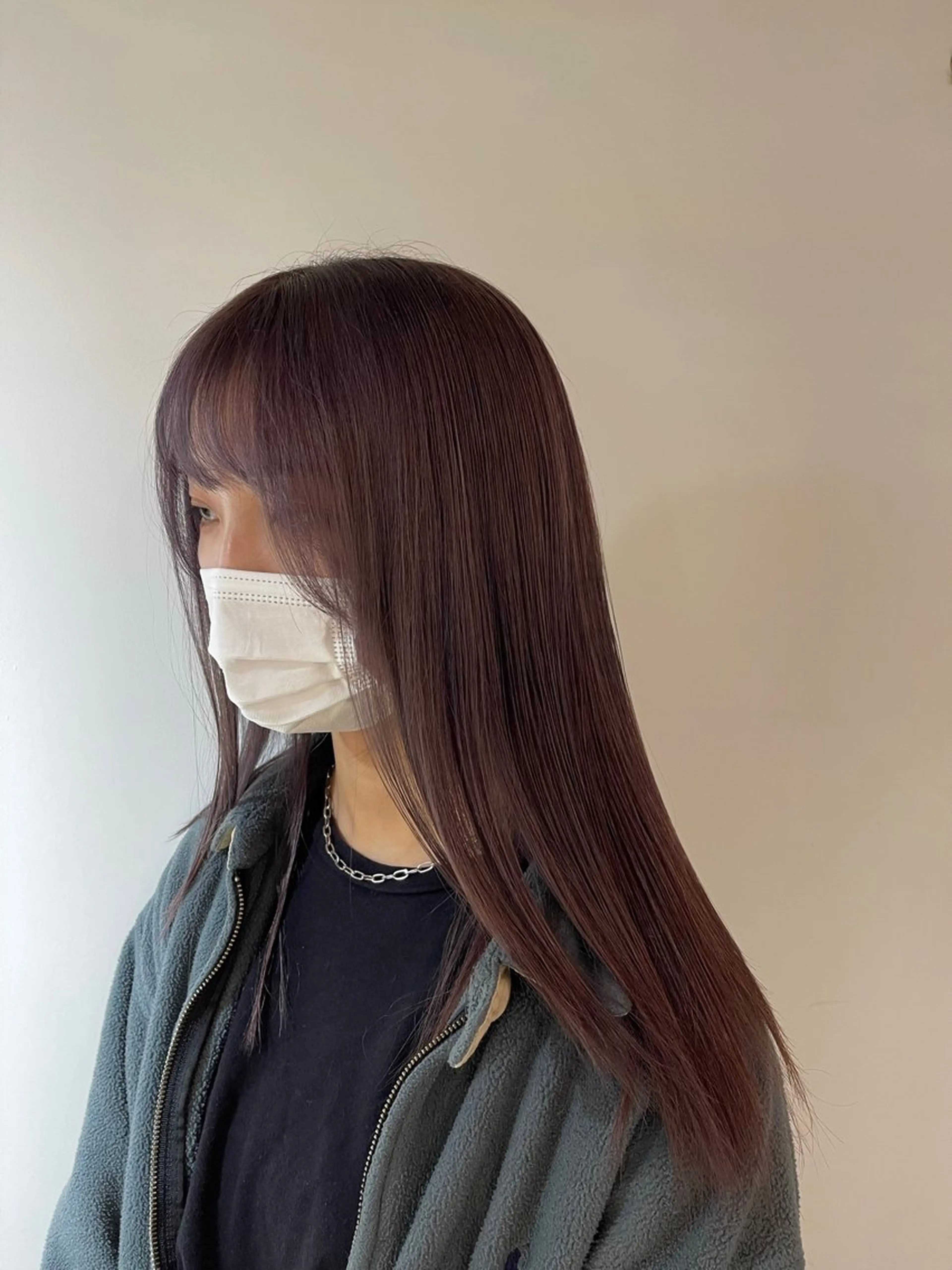 セミロング カラー 透明感カラー ラベンダーカラー ヘアカラー ボブ/レイヤー /河内温太のヘアスタイル