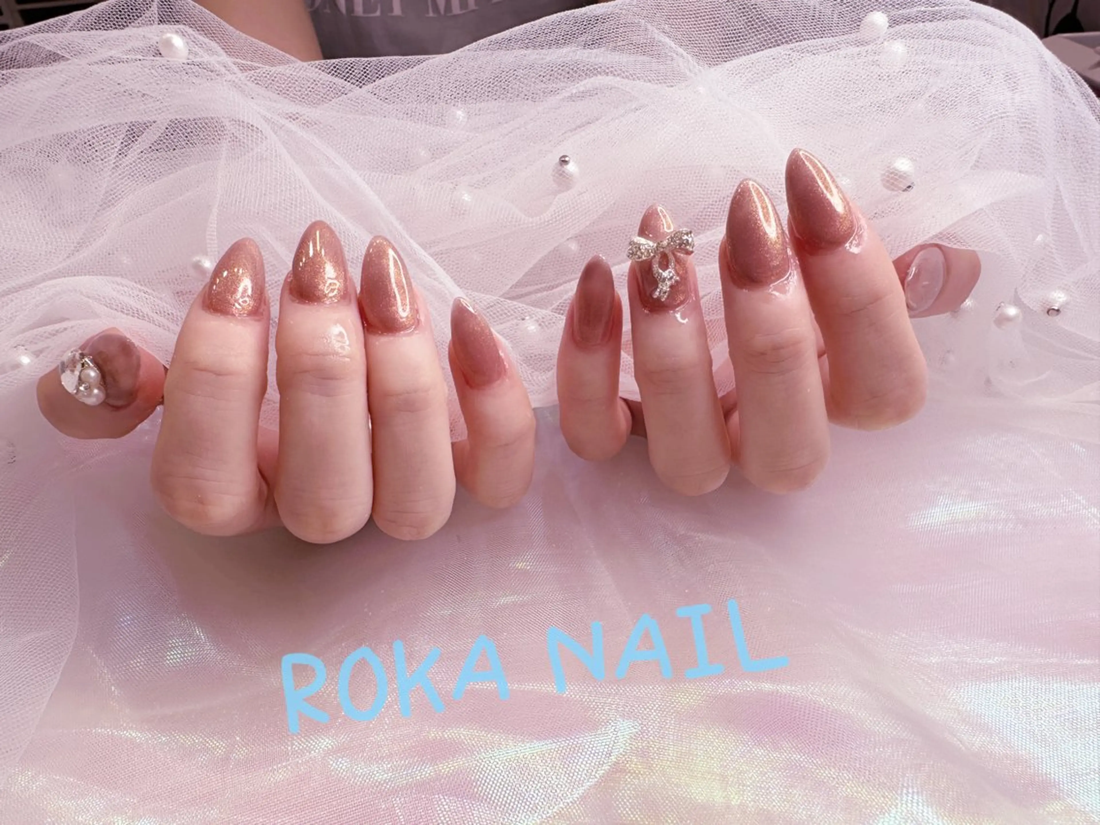 ネイル ハンドネイル 長さだし専門店 ROKANAILのネイルデザイン