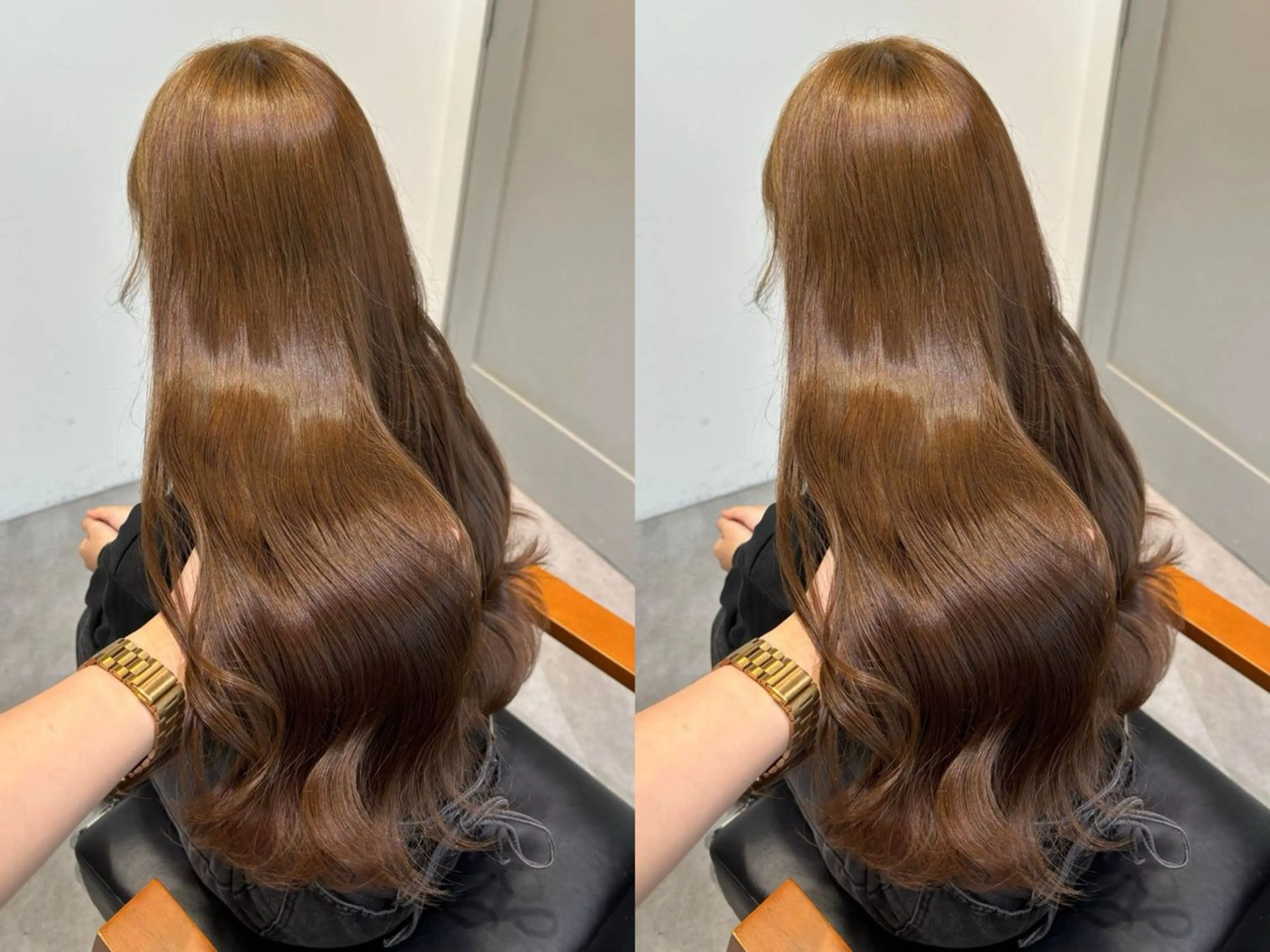 ロング カラー 縮毛矯正・癒し ヘッドスパ🧸ここなのヘアスタイル