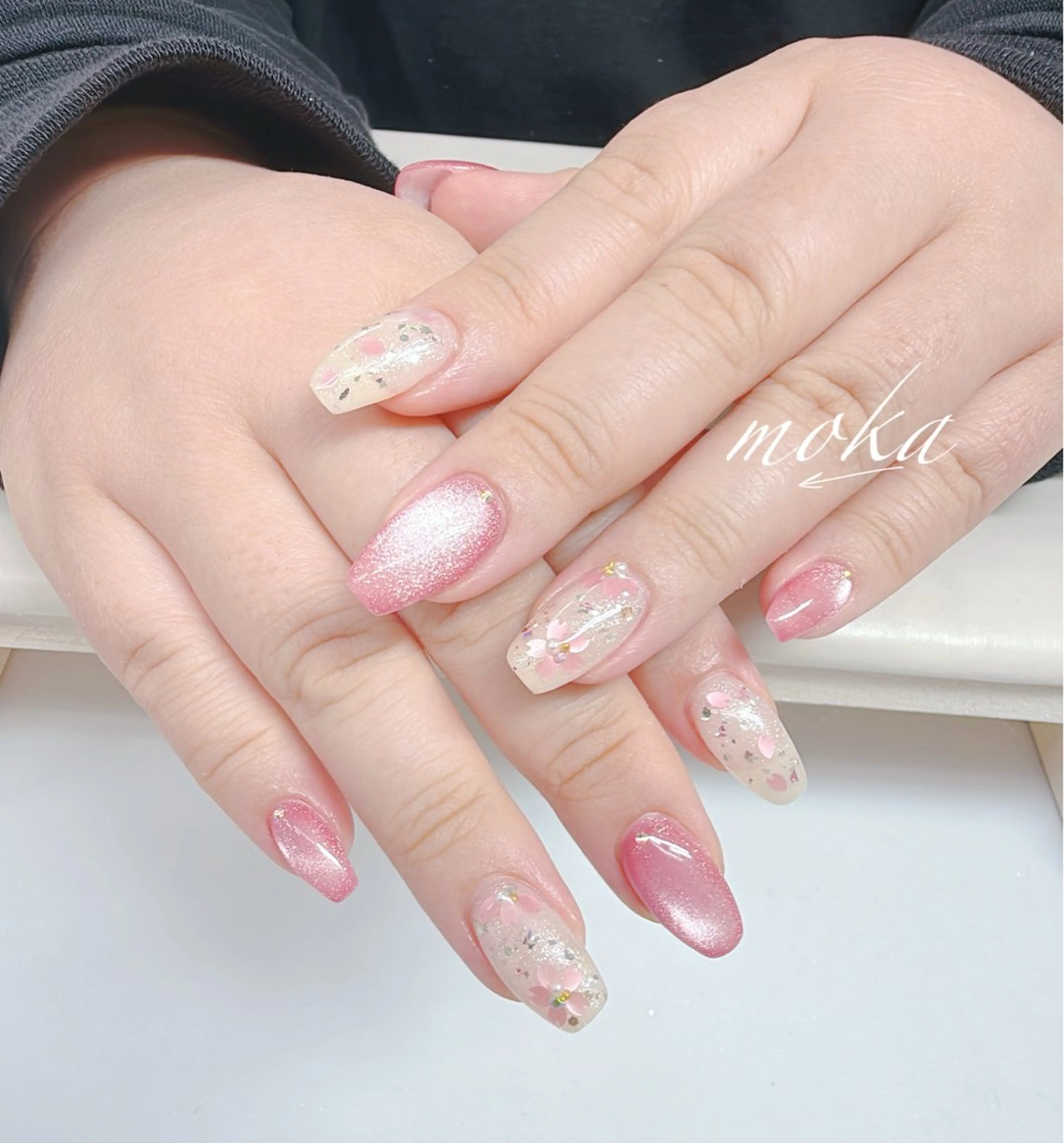 ネイル ハンドネイル ハンドケア 胡蝶蘭レディースサロ ンNailMOKAのネイルデザイン