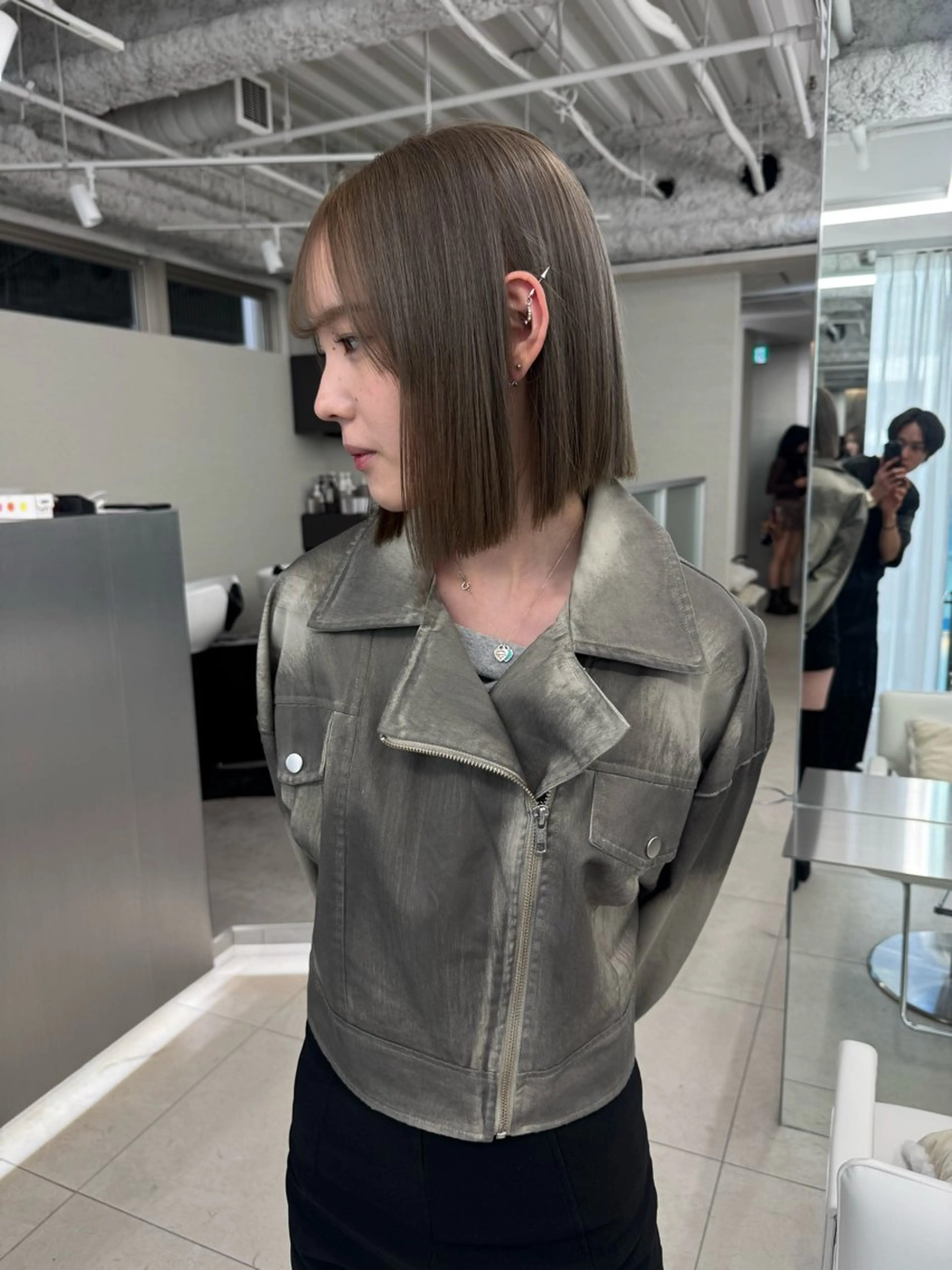 ショート カラー ヘアカラー ヘアセット kiti Sakae所属・栄美容師/kiti /ボブ/ケントのヘアスタイル