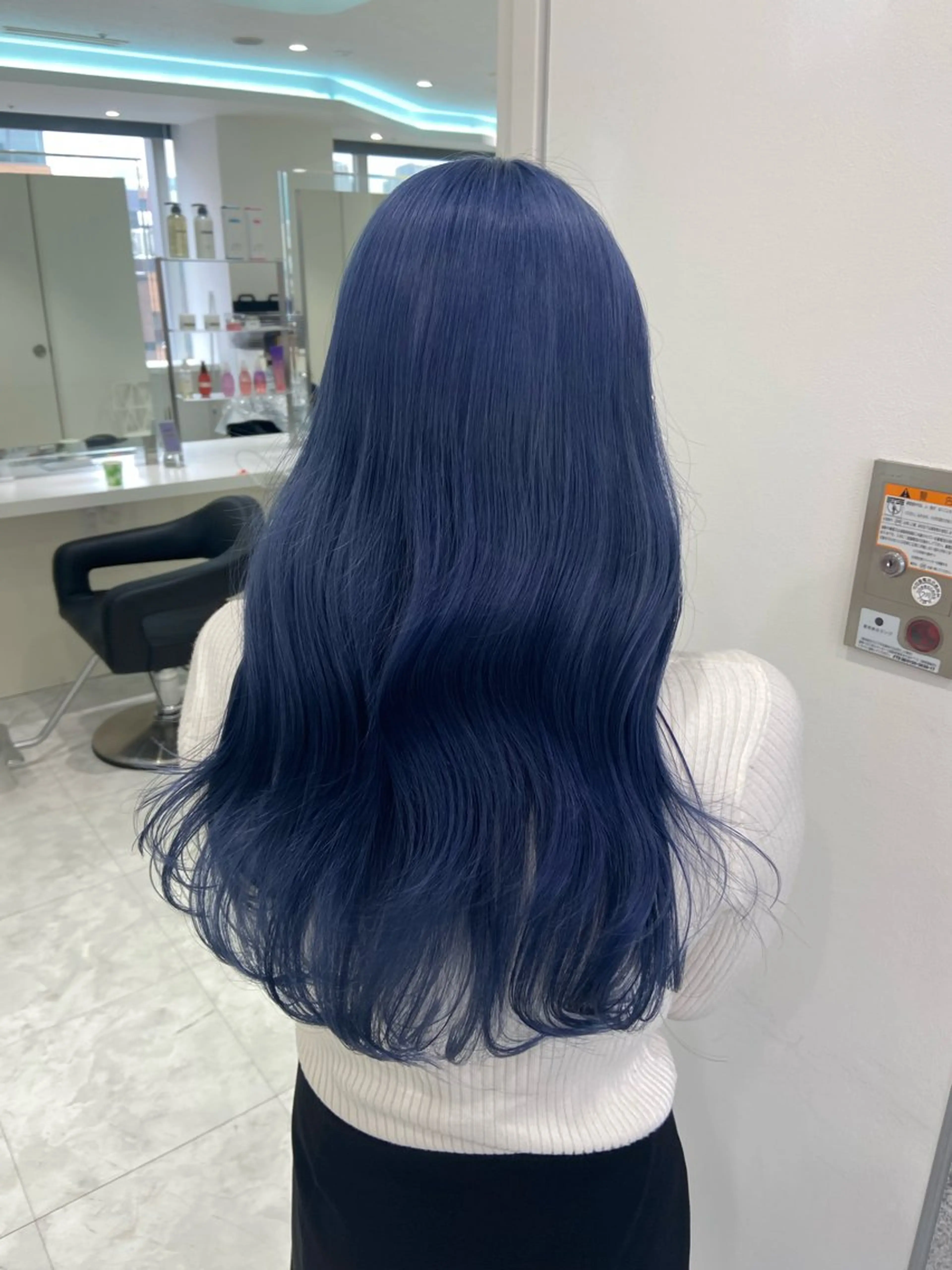 ロング カラー 🤍ྀི透ける寒色 Cocoa🤍ྀིのヘアスタイル