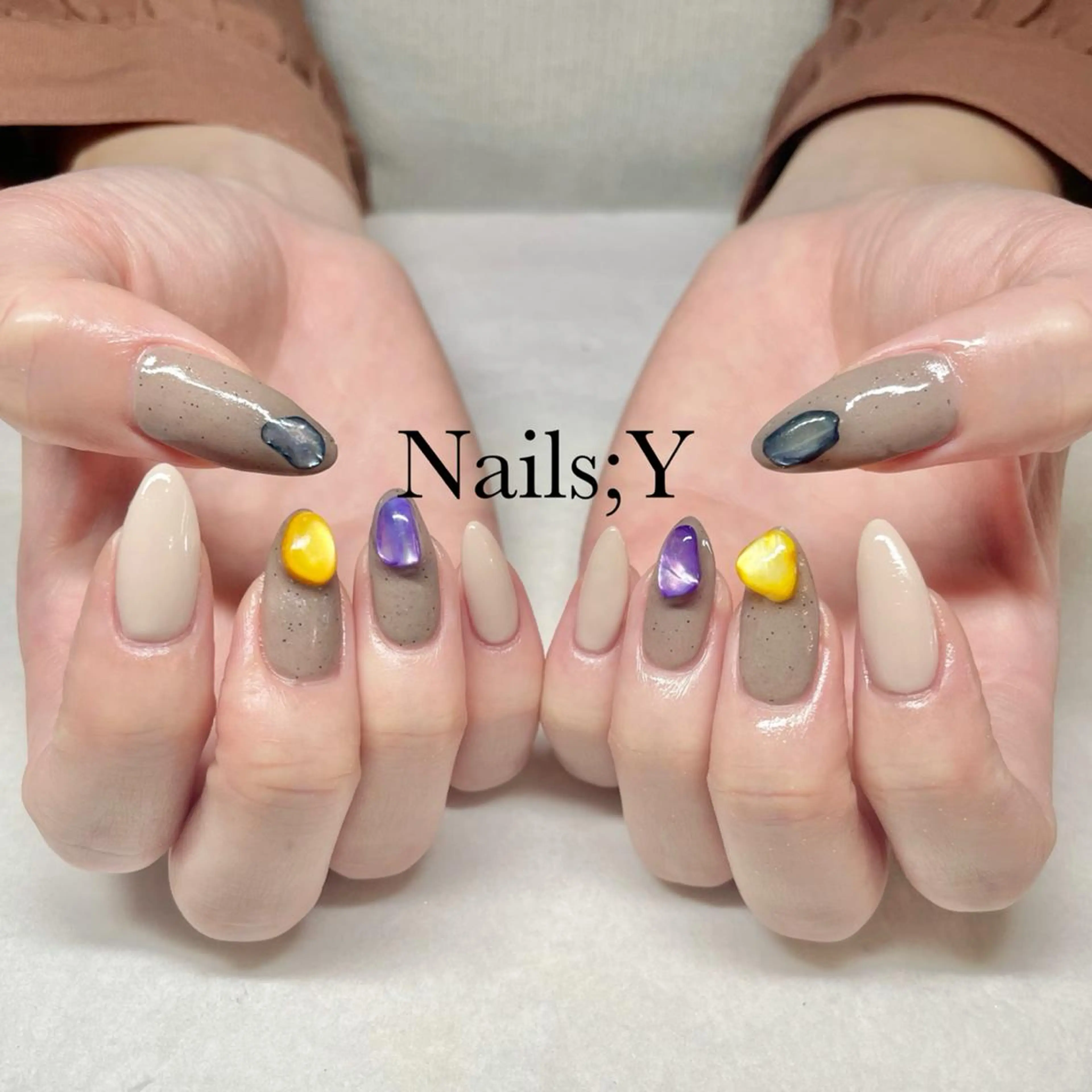 ネイル 持ち込み ワンカラーネイル yo koのネイルデザイン