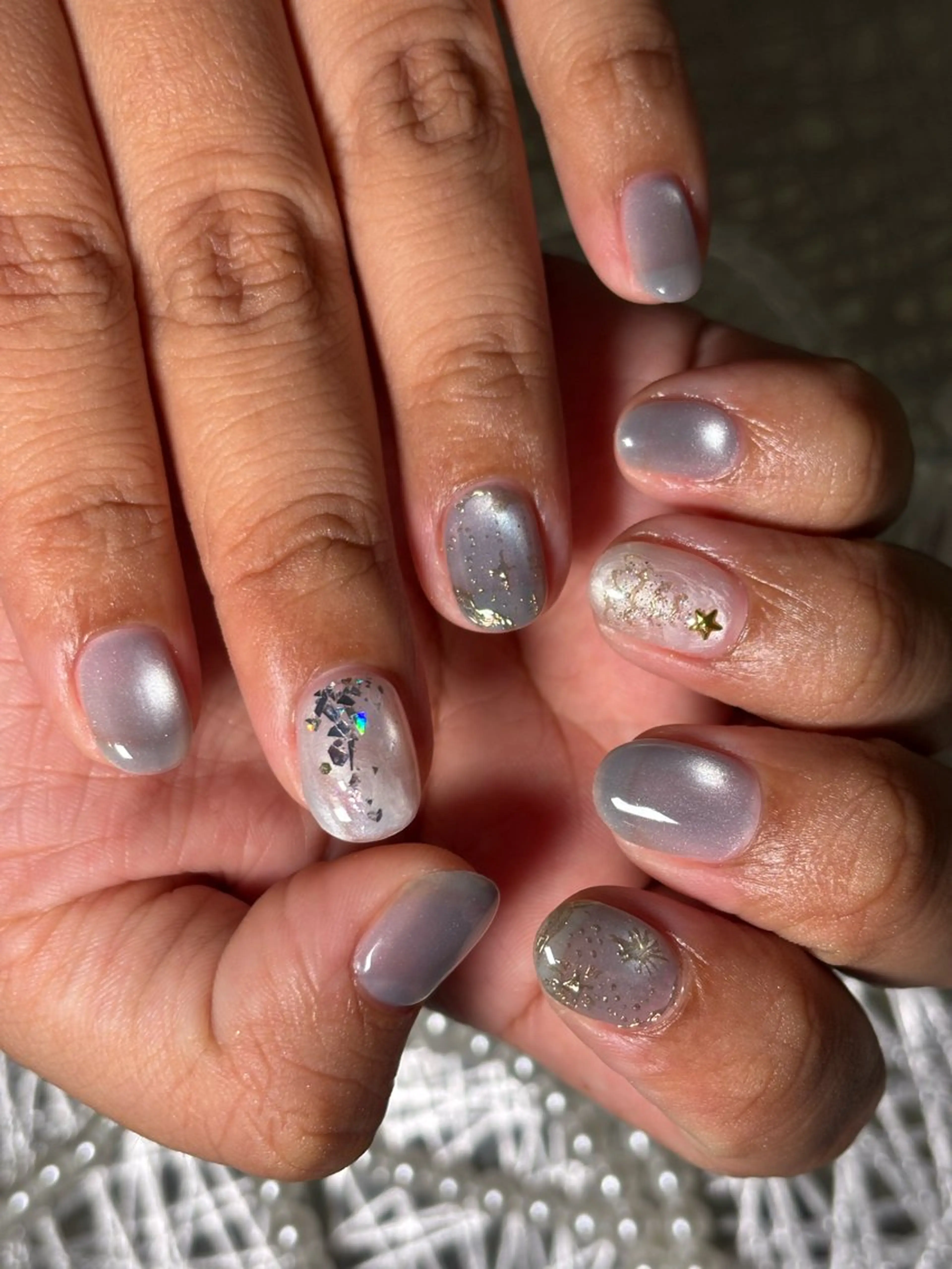 ネイル アートネイル 冬ネイル クリスマス ハンドネイル .8 HAREのネイルデザイン