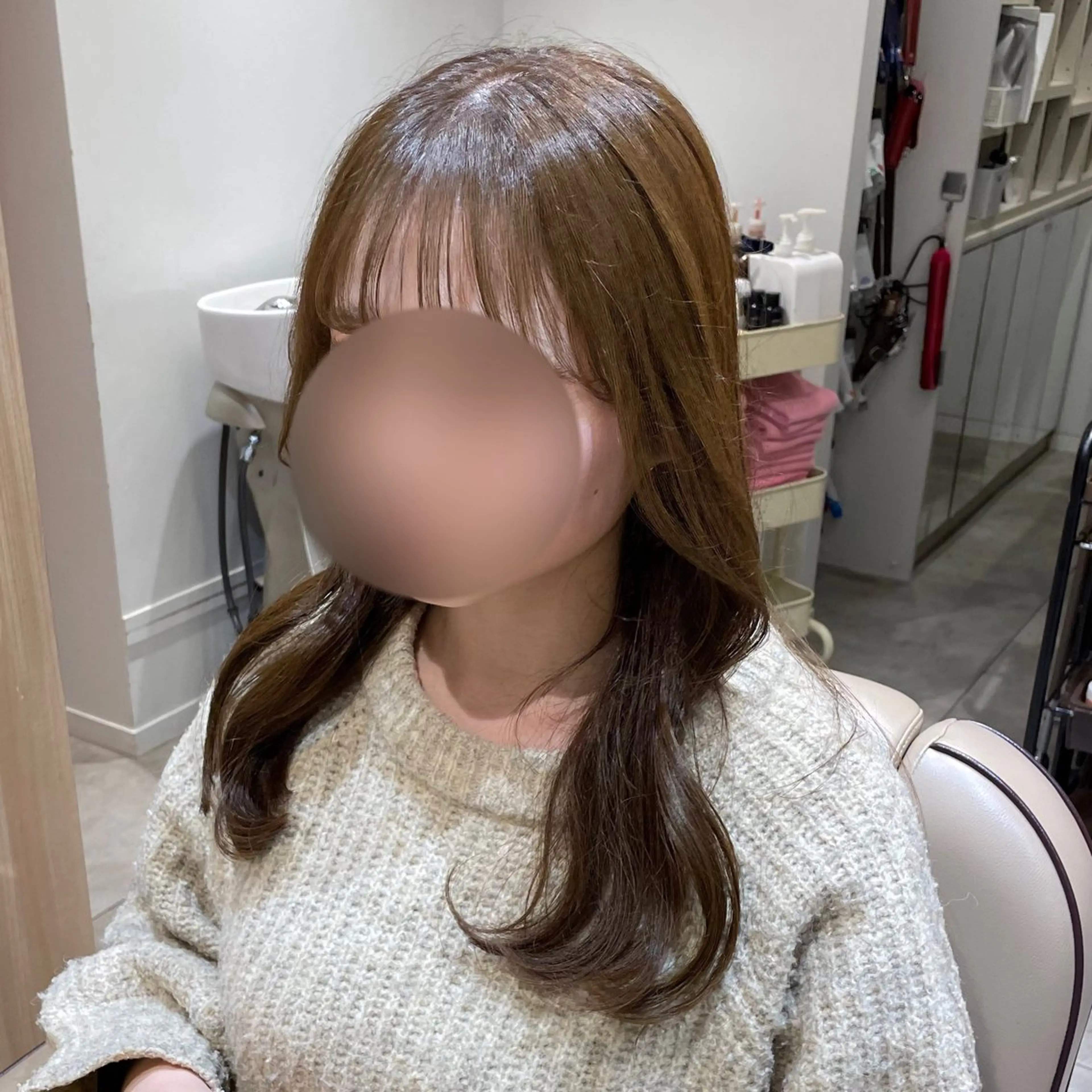 ロング ヘアアレンジ 韓国風ヘア MIKU .のヘアスタイル