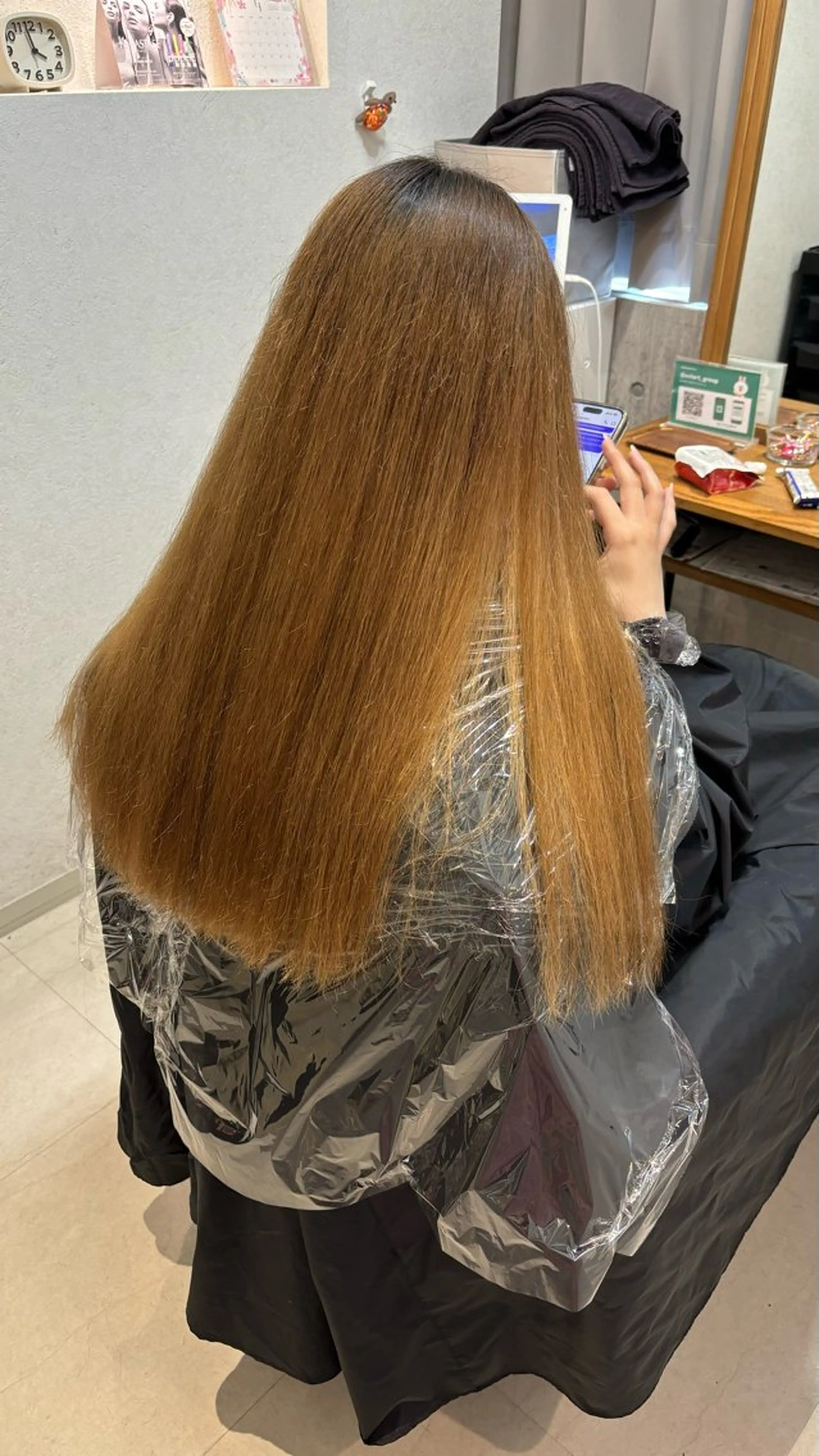 ロング カラー 【完全個室】髪質改善 暖色カラー/山崎唯奈のヘアスタイル