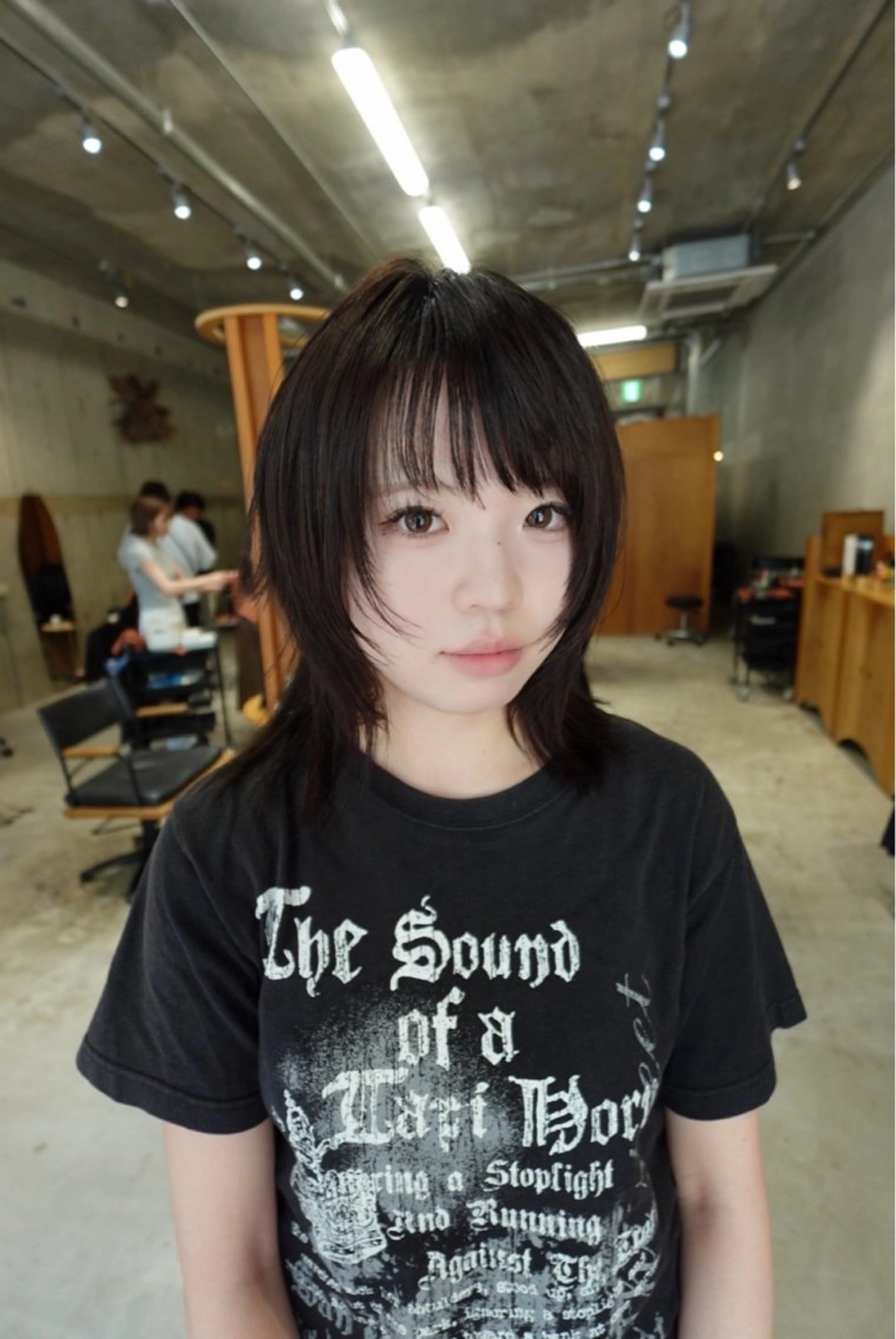 ミディアム カット ヘアカラー トリートメント wewe: momoeのヘアスタイル