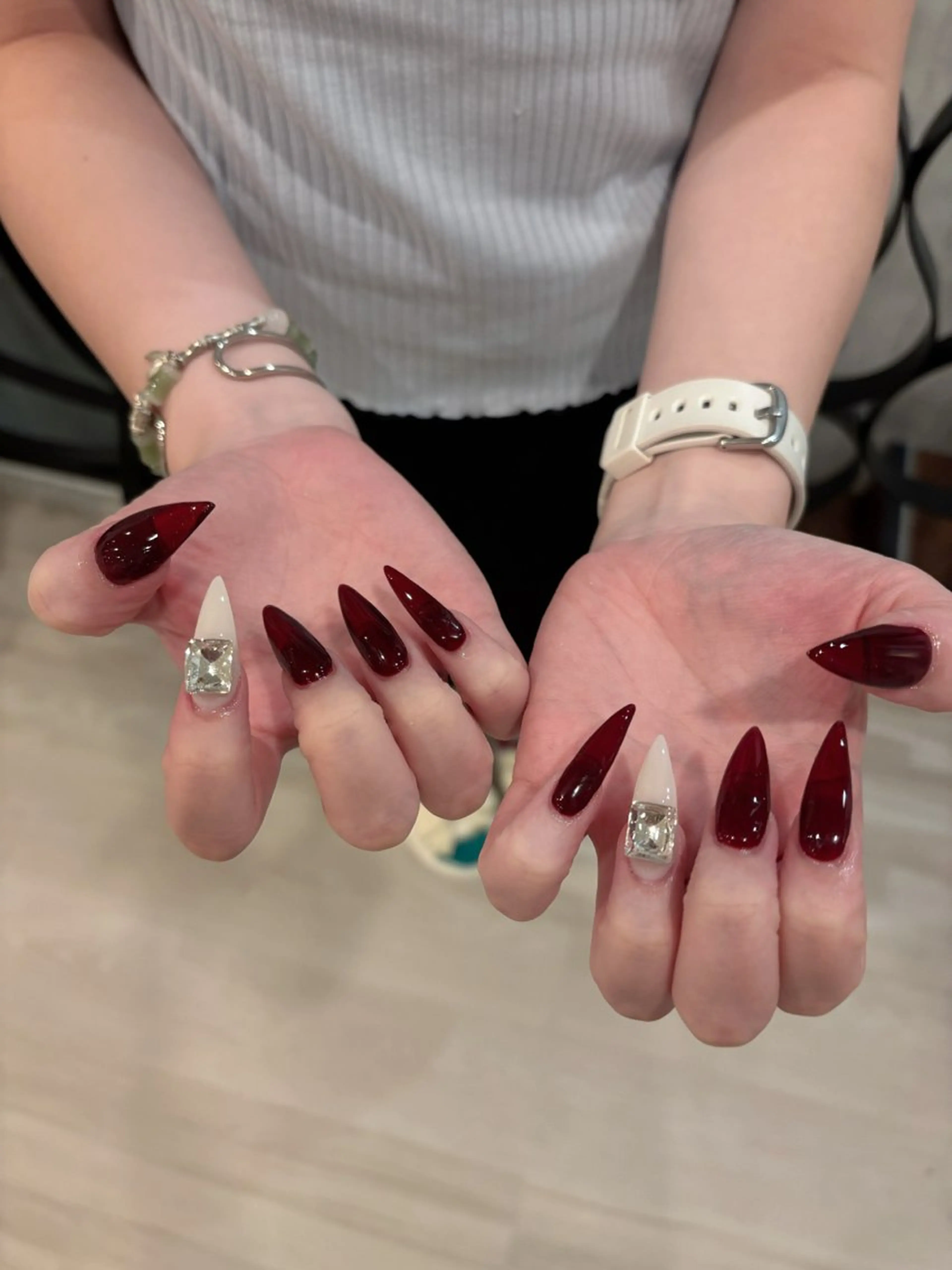 ネイル 名古屋ワンホンネイル 沙理亜のネイルデザイン