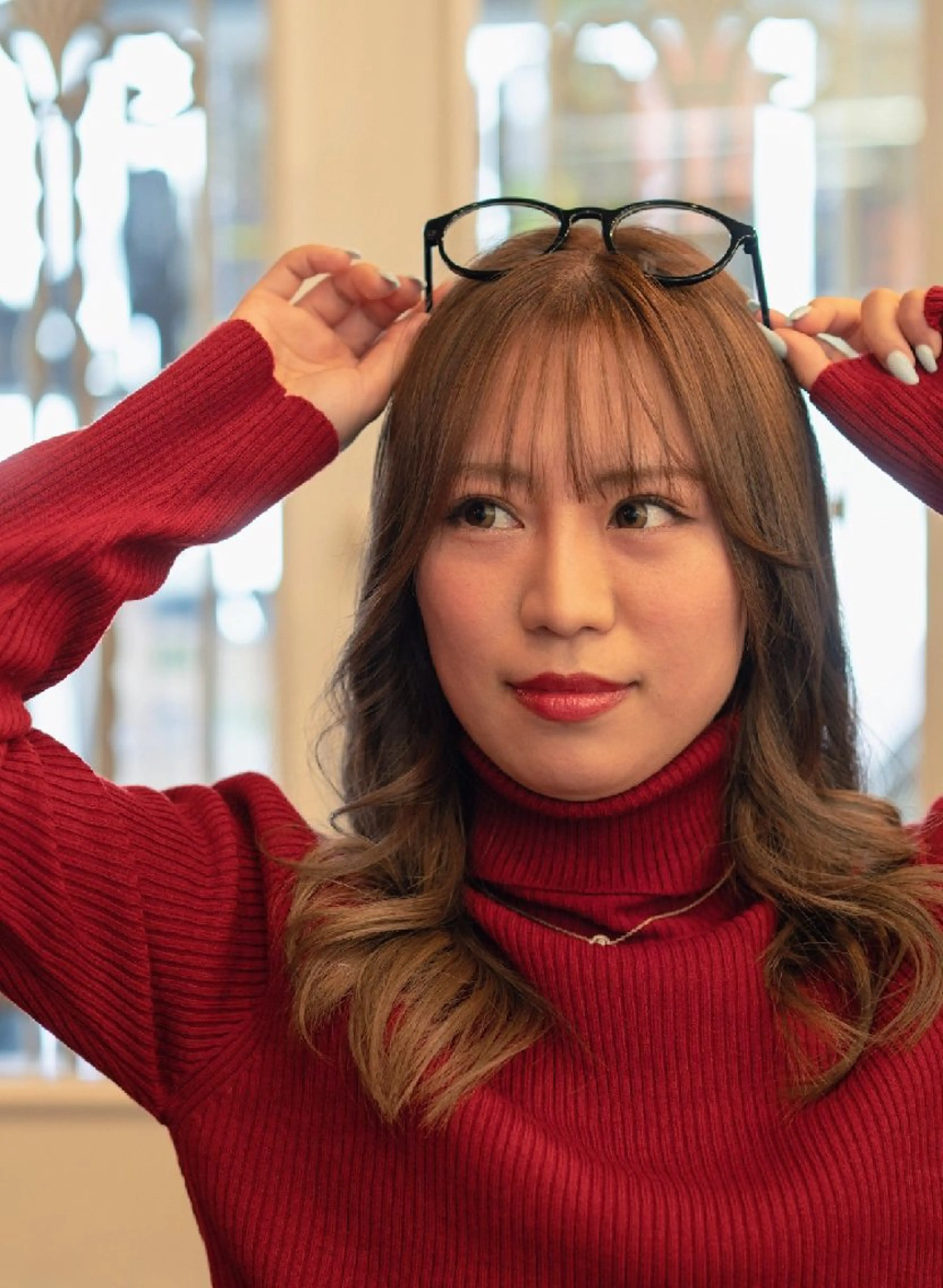 ミディアム ヘアカラー トリートメント ステラ トリートメント専門店のヘアスタイル