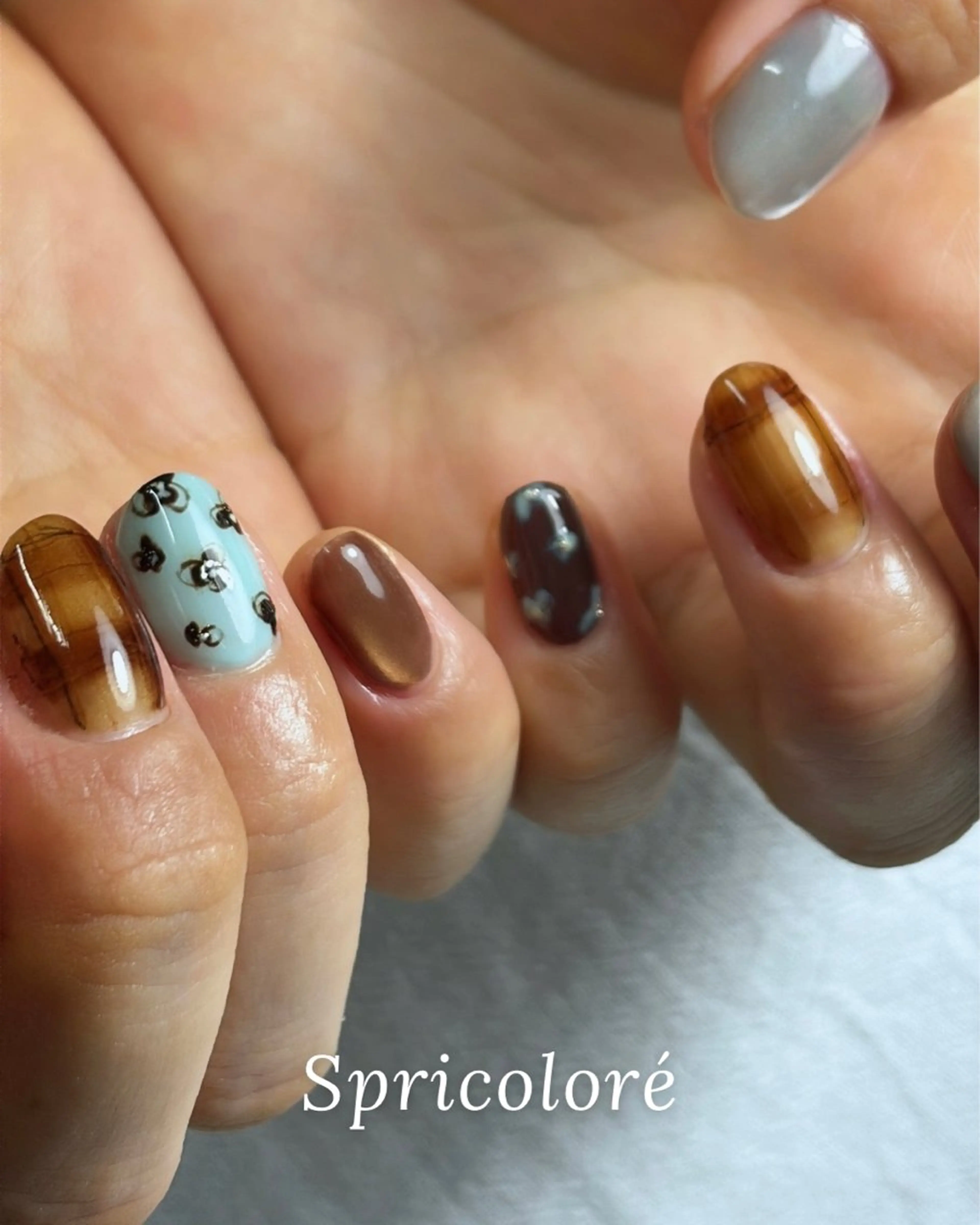 ネイル マグネットネイル 持ち込み Spricoloré ／harunaのネイルデザイン