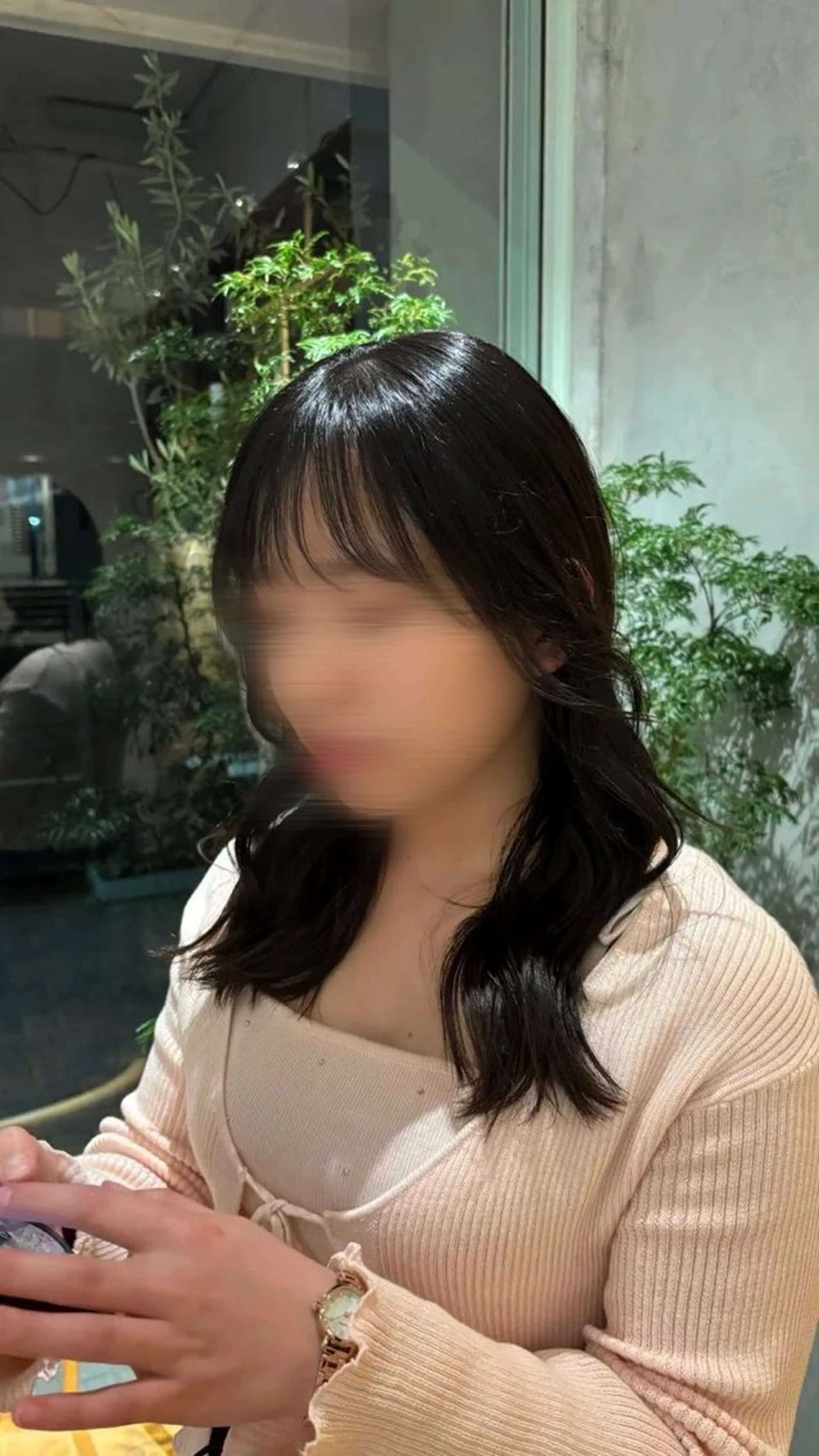 ミディアム カラー ヘアカラー EARTH三鷹 KOKOROのヘアスタイル