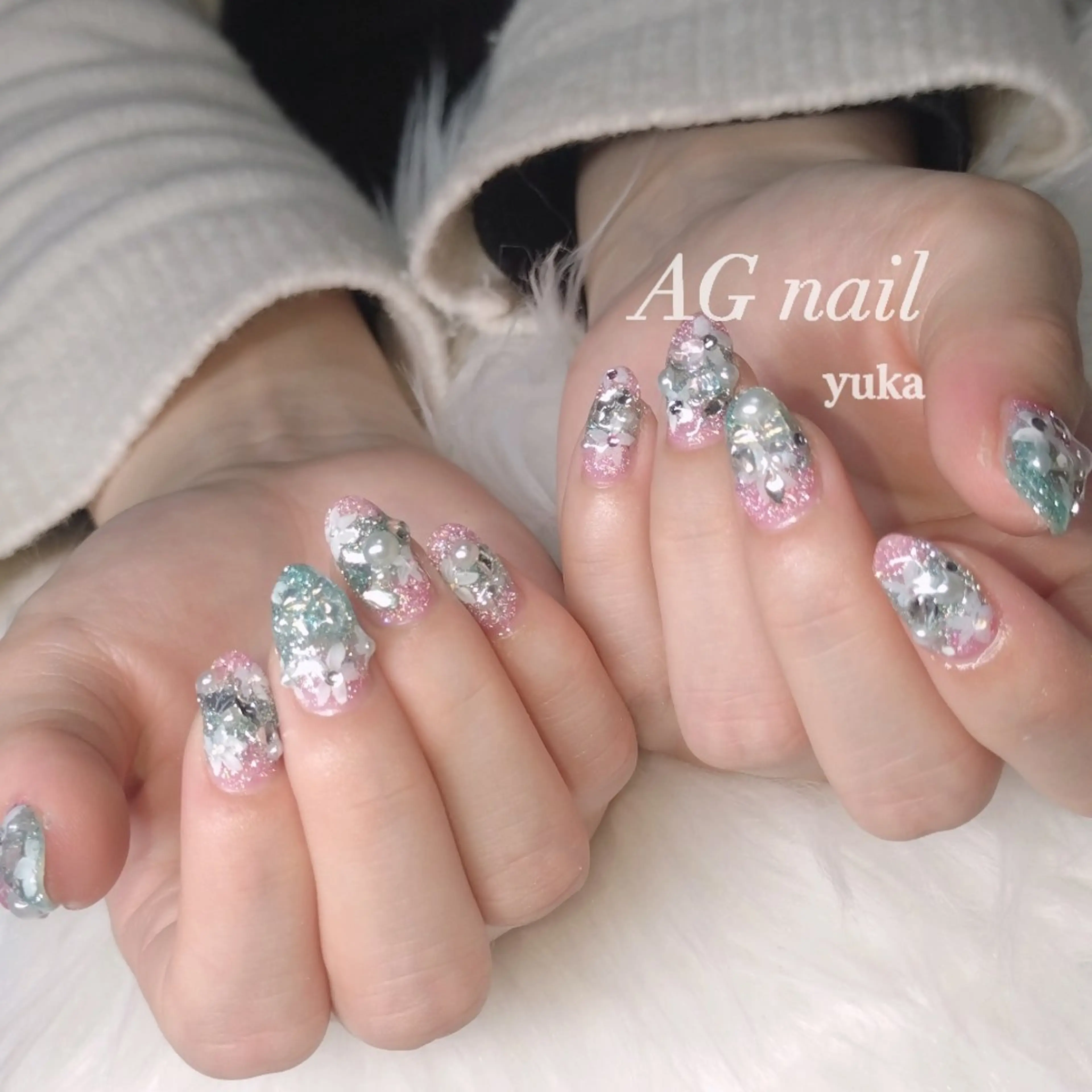 ネイル ハンドネイル AG nail 〚　yuka　〛のネイルデザイン