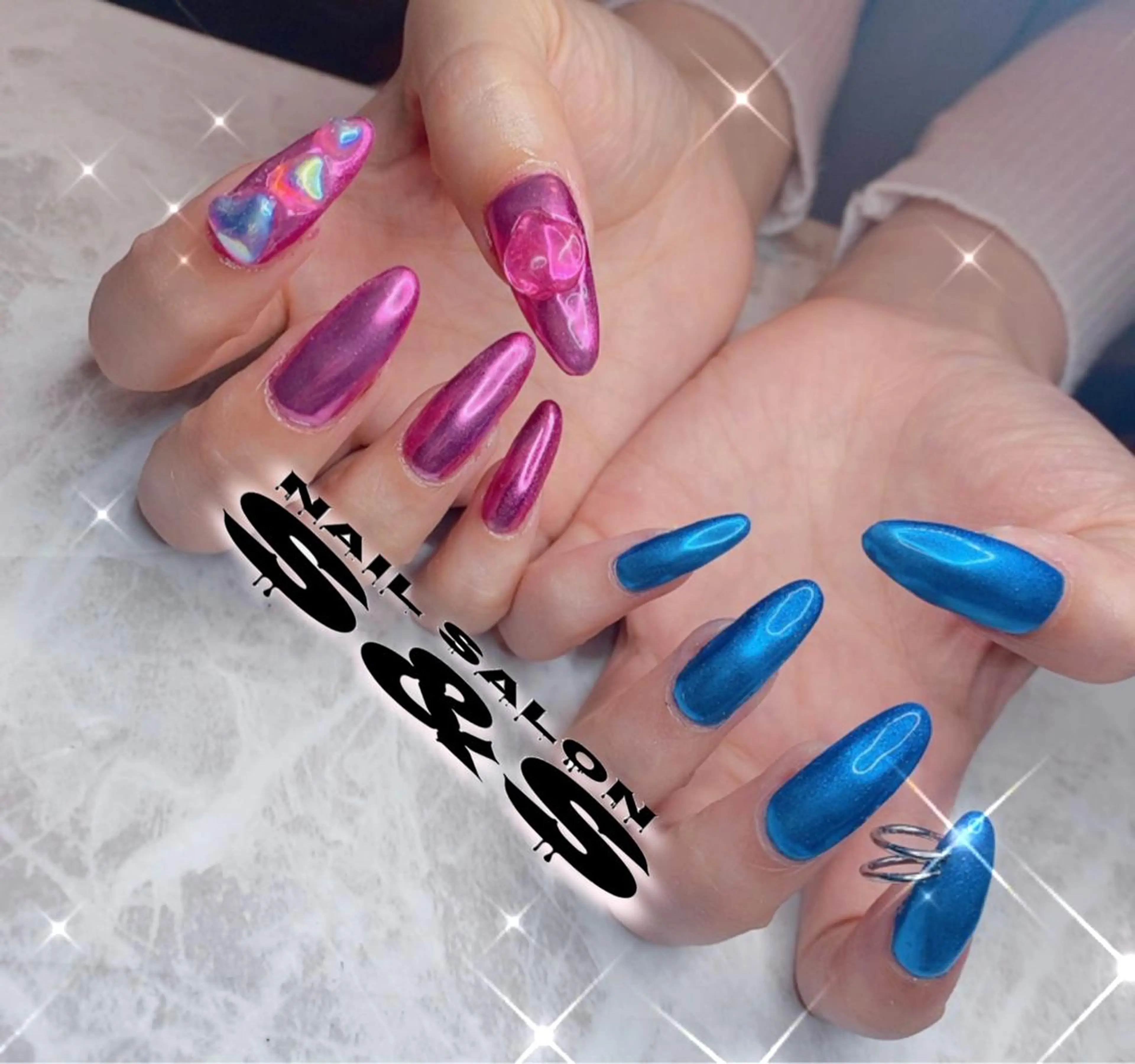 ネイル 長さ出し メンズネイル 持ち込み スカルプネイル S&S 村田小百合のネイルデザイン