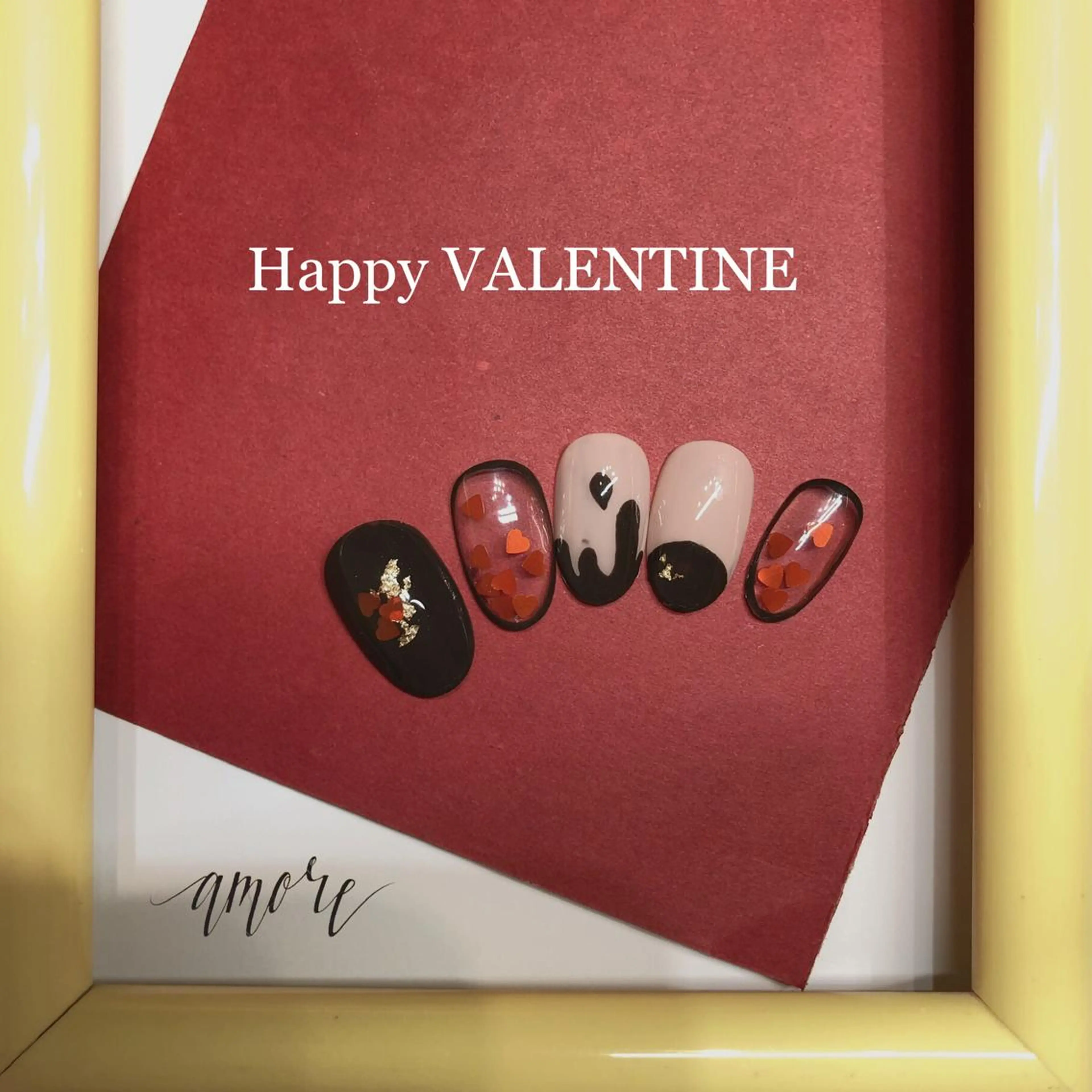 ネイル バレンタイン You kyehwaのネイルデザイン