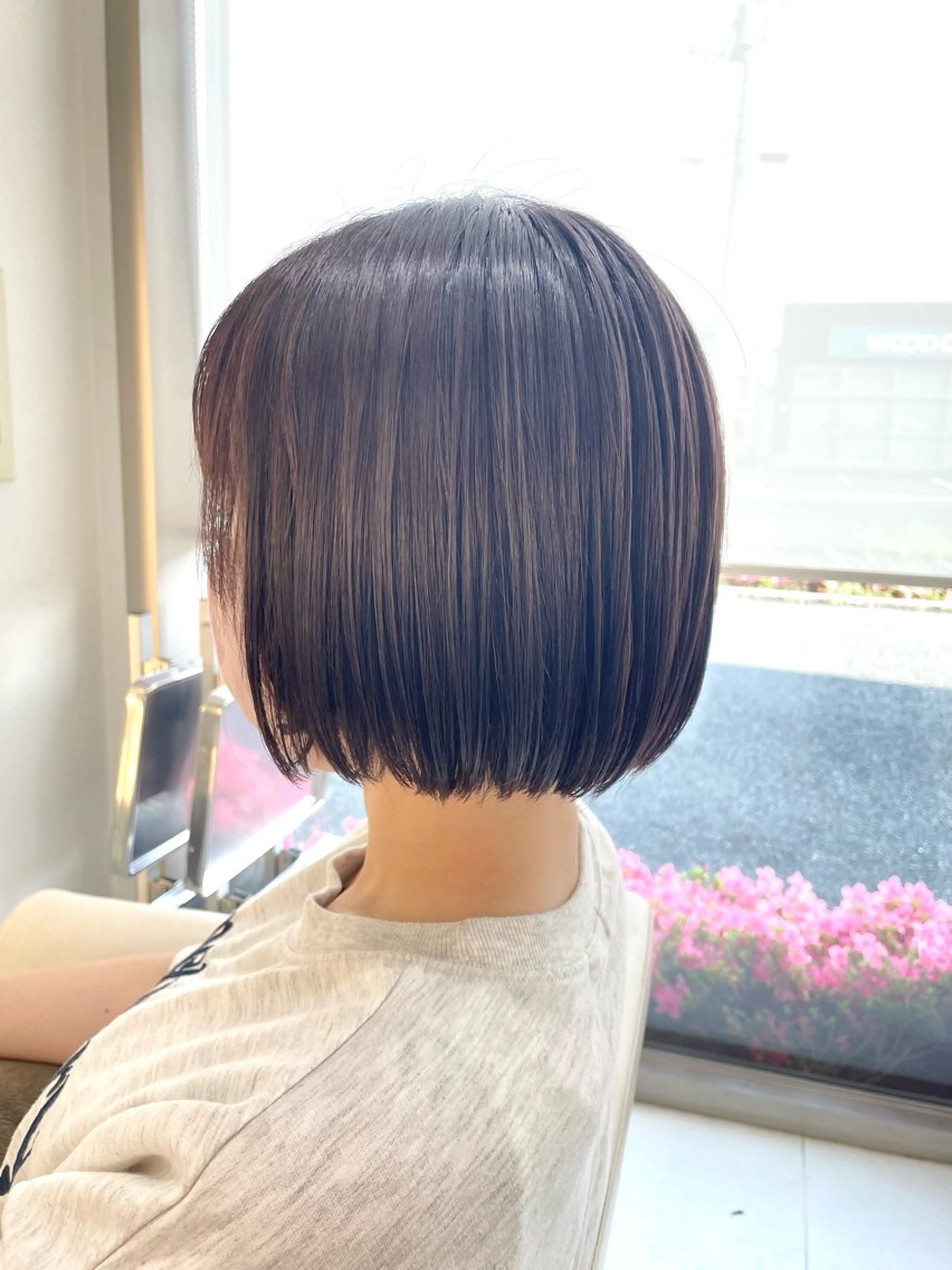 ショート 切りっぱなしボブ ボブ Bleu Terre所属・ブルーテーフ 大泉 遥愛のヘアスタイル