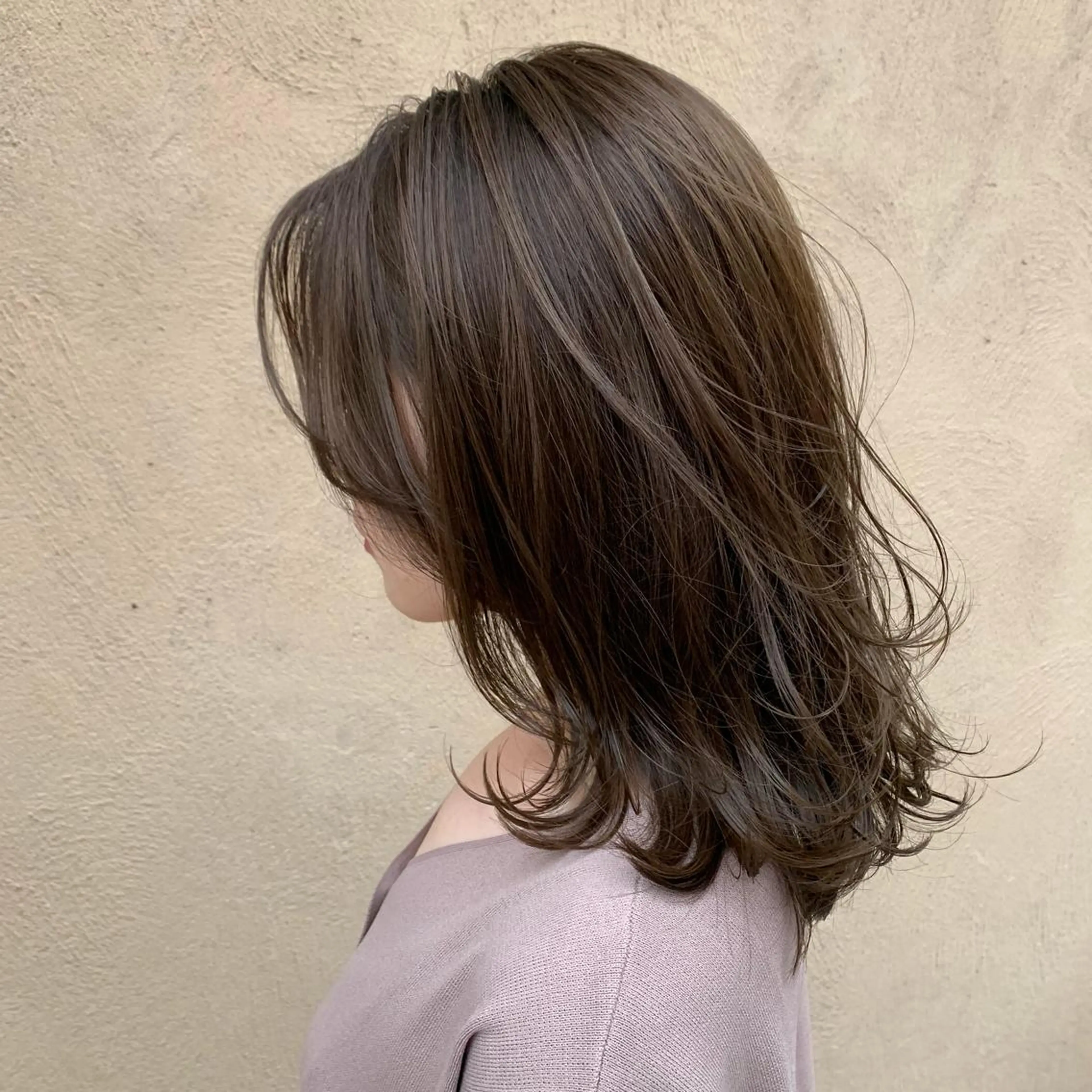 ミディアム 西新/siohair 2nd/石尾刻矢のヘアスタイル