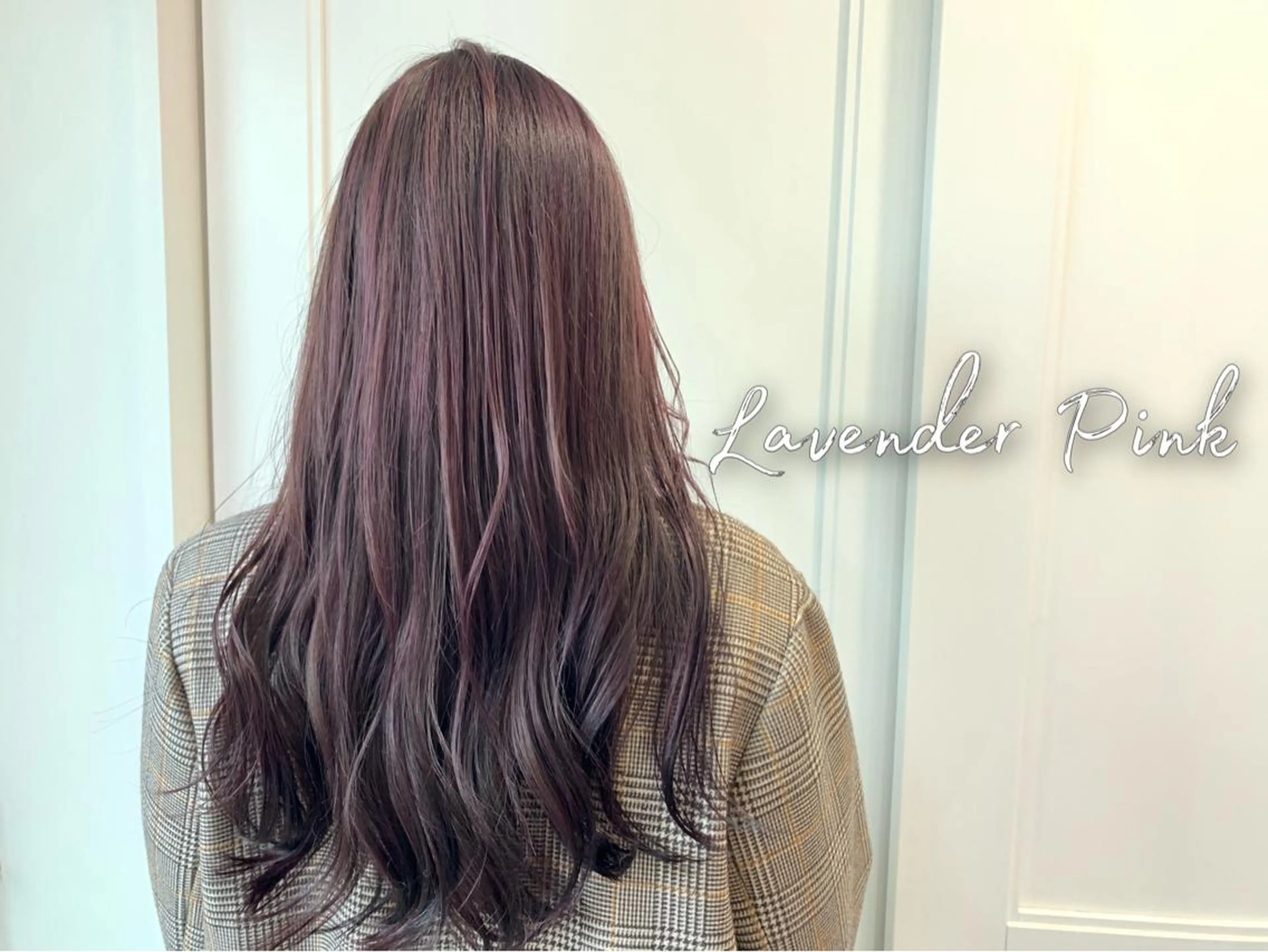 ロング カラー ハイライトカラー ラベンダーカラー ラベンダーピンク ピンクカラー ハイライト nixfree WB所属・坂 瑞希のヘアスタイル