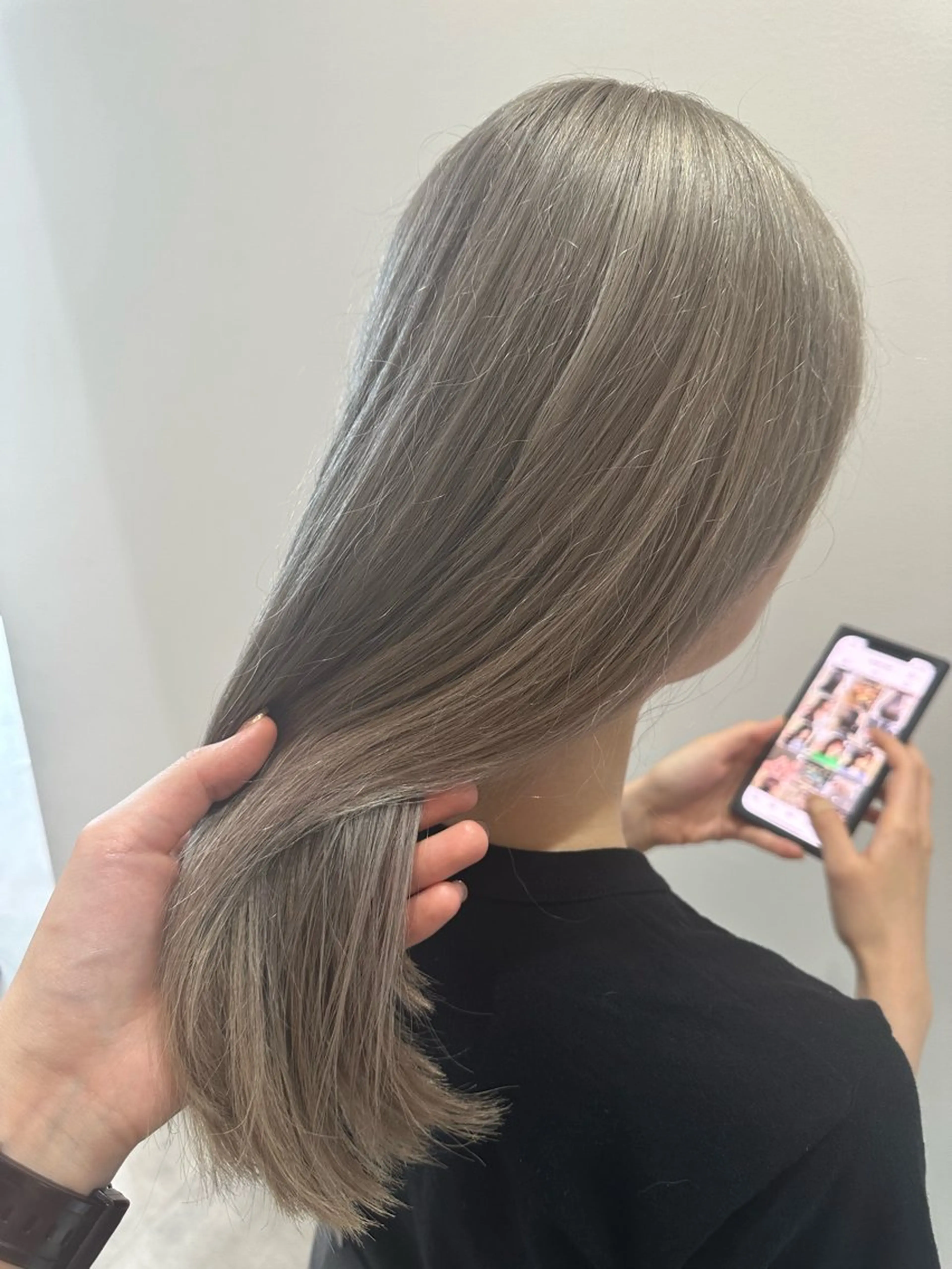 セミロング カラー recipe 黒木 彩那のヘアスタイル