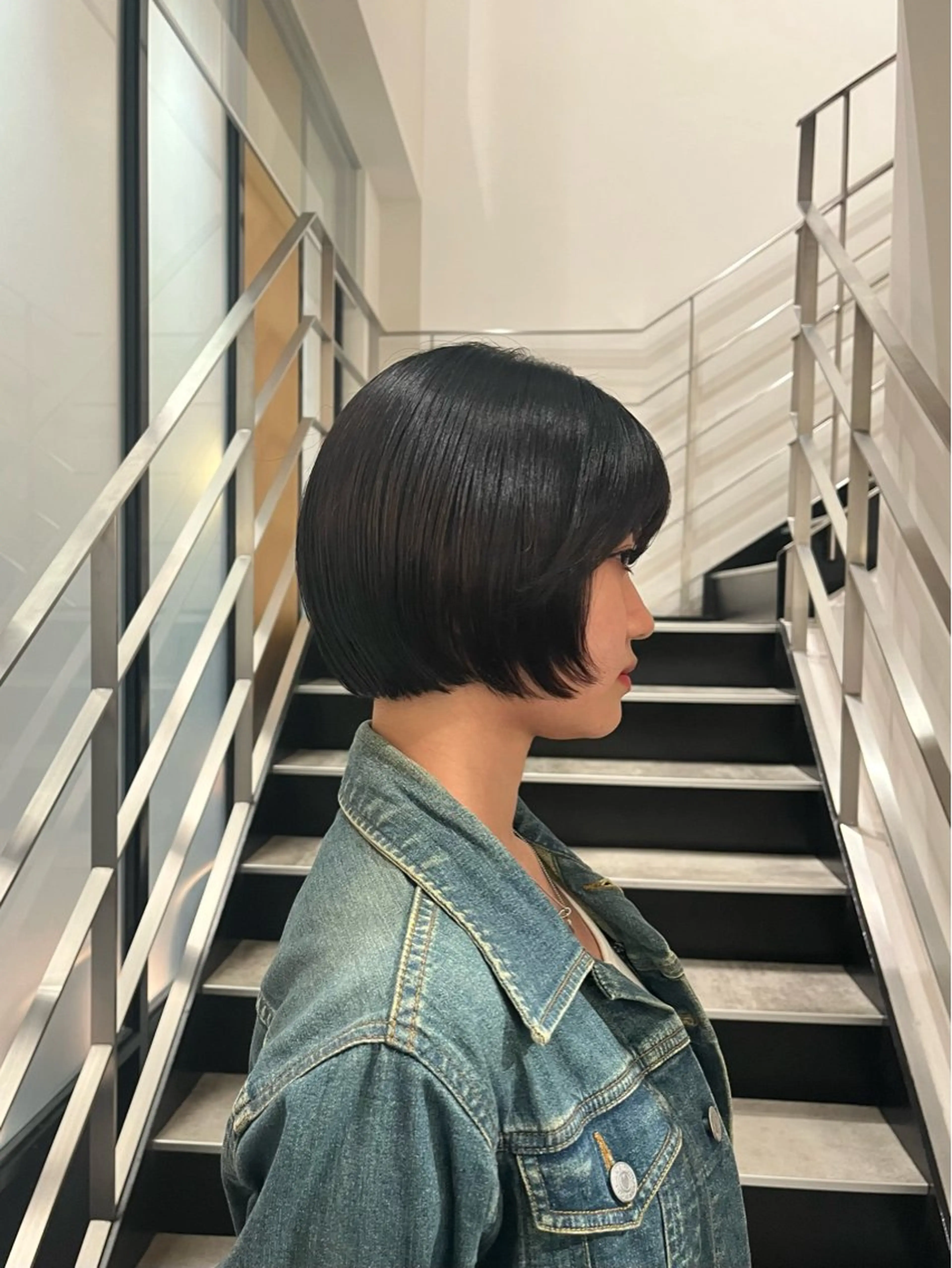 ミディアム カラー カット ヘアカラー GO TODAY SHAiRE SALON 原宿本店所属・ボブ/レイヤー/ ハッシュカット/河内のヘアスタイル