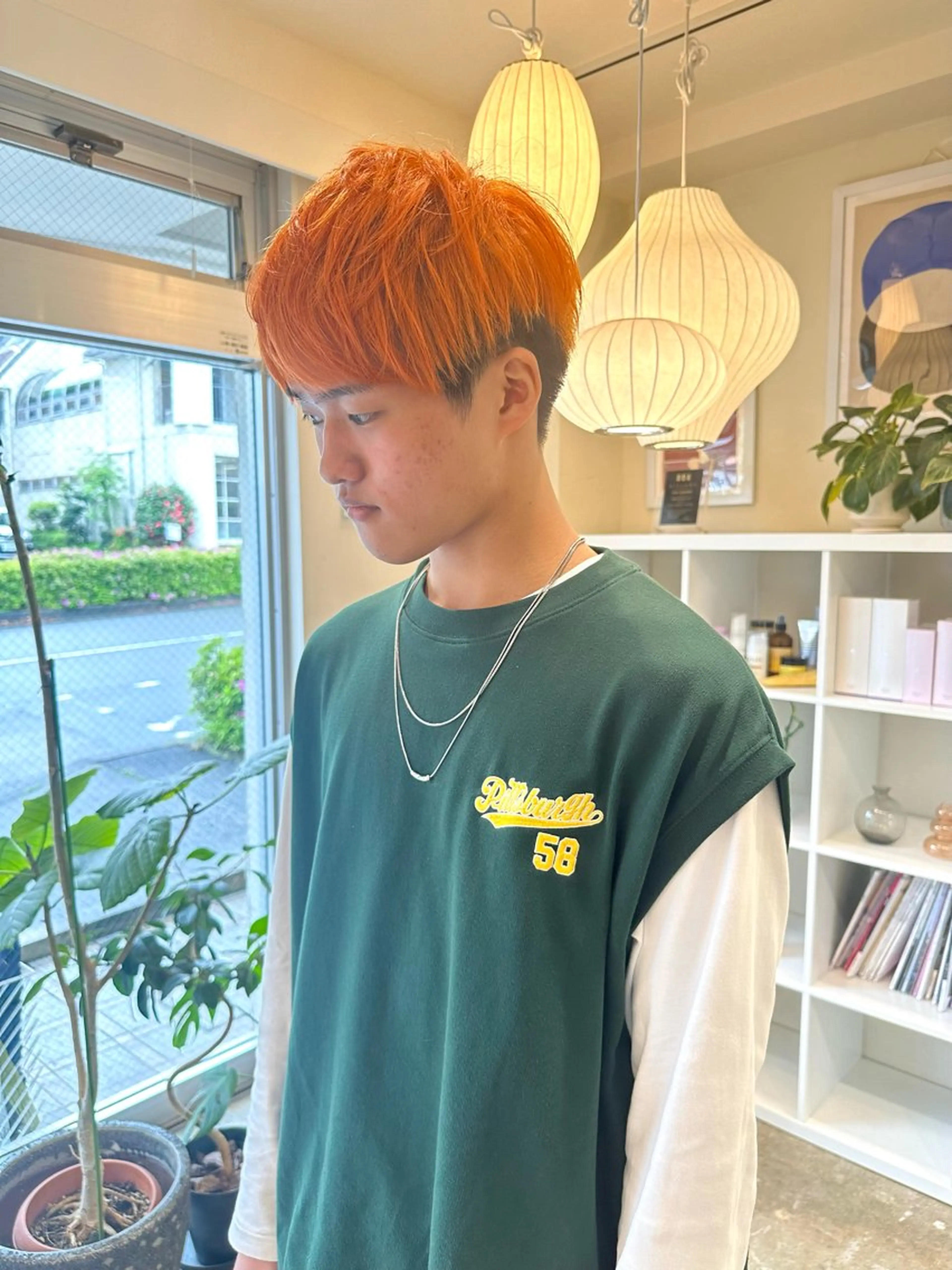 ショート Sabby所属・Sabby氏川洸希 パーマのヘアスタイル