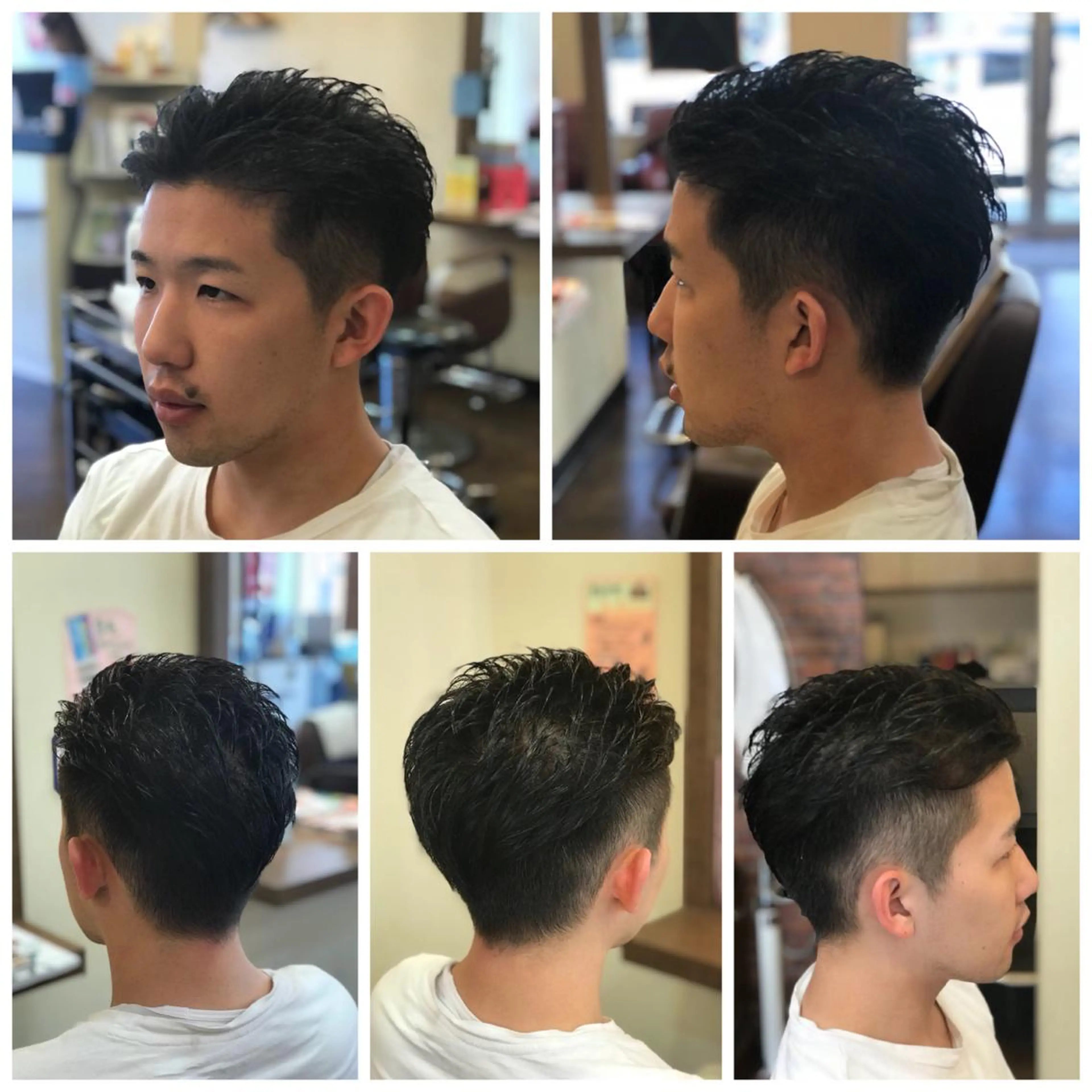 ショート 岡部 迅のヘアスタイル